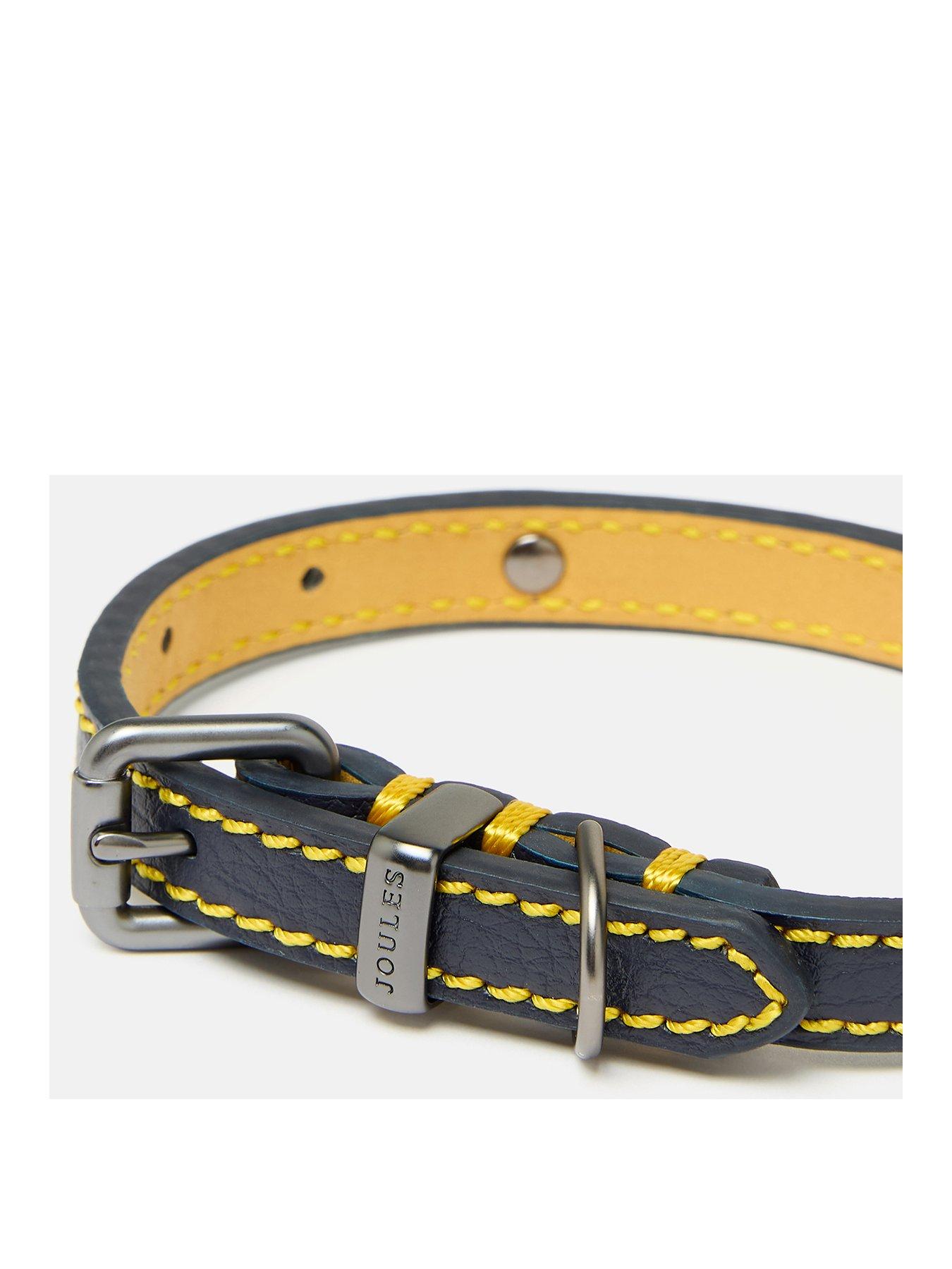 Image 2 of 7 of Joules Navy Leather Collar M
