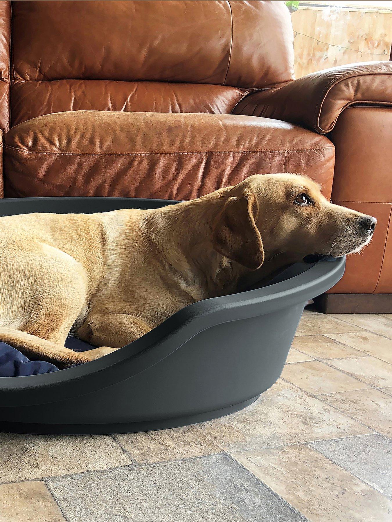 rosewood-plastic-pet-bed--grey