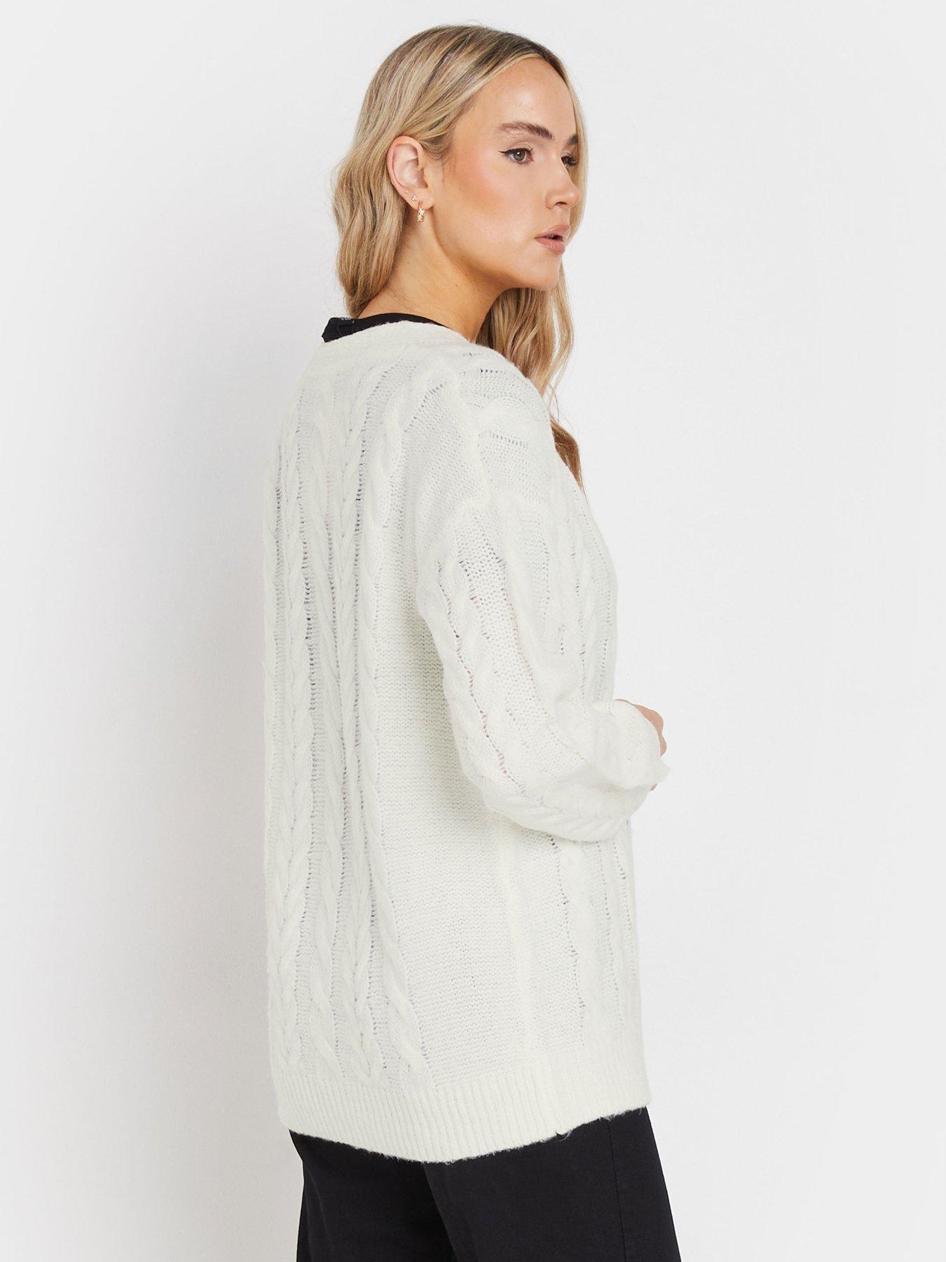 long-tall-sally-tall-v-neck-cable-knit-cardiganstillFront