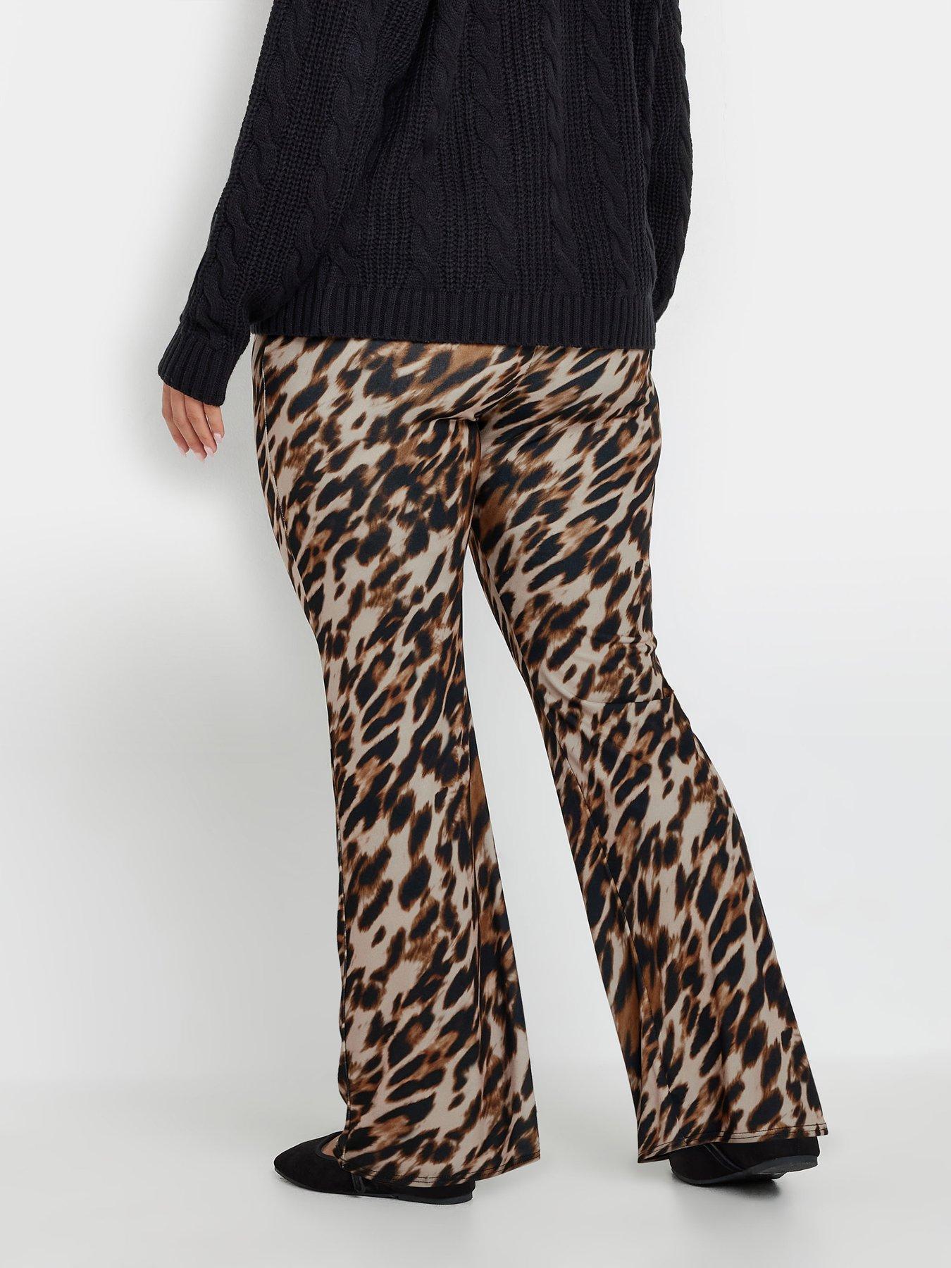 yours-curve-leopard-flared-trouserstillFront