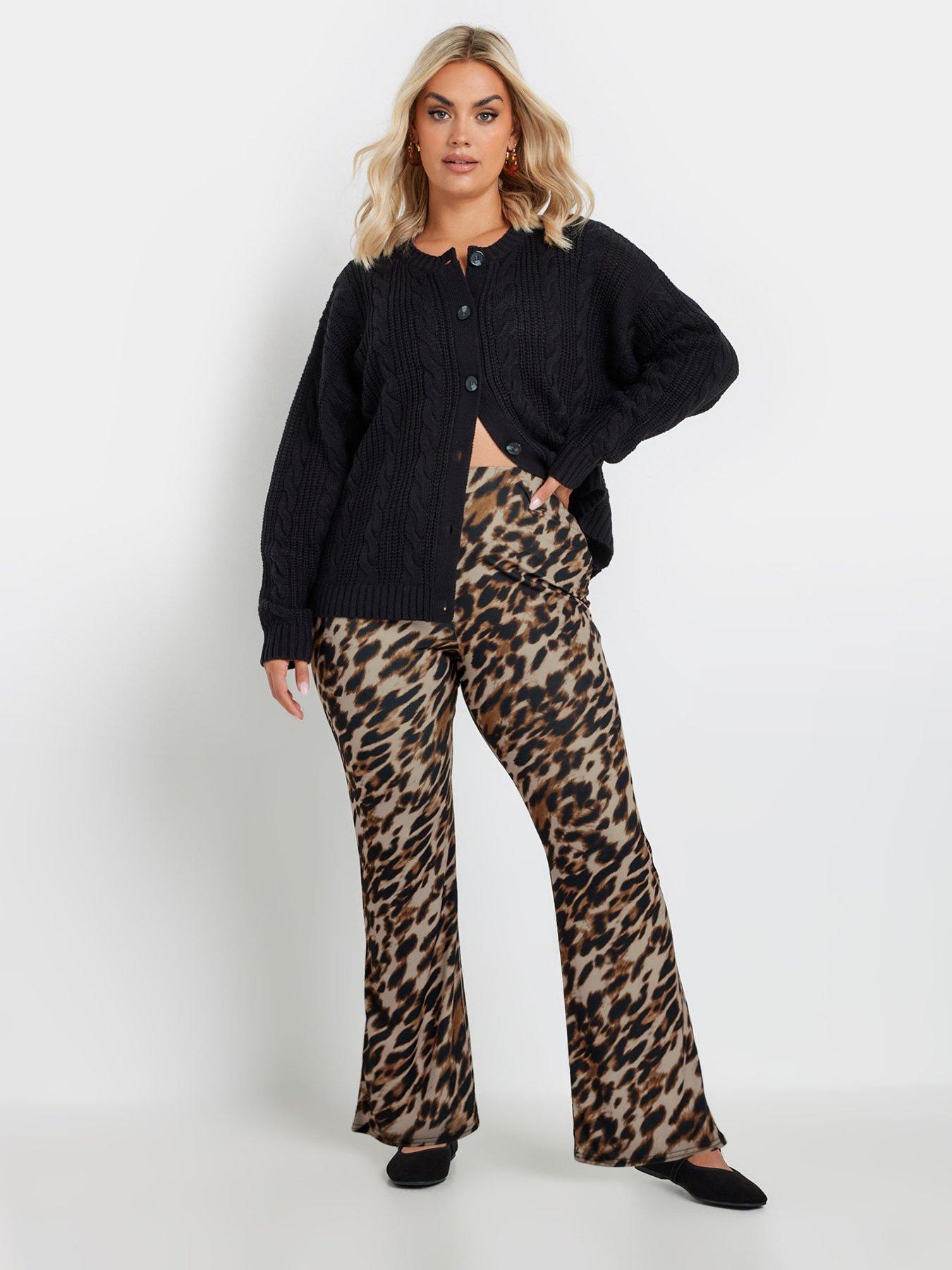 yours-curve-leopard-flared-trouserback