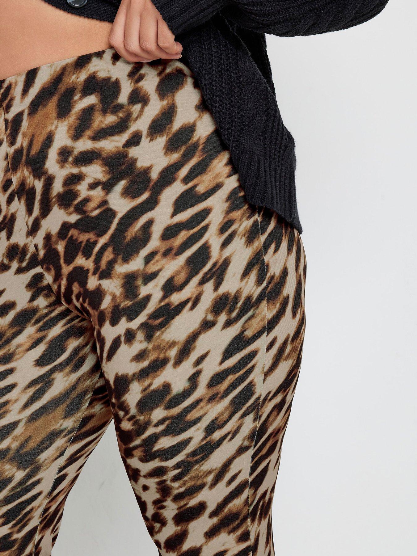 yours-curve-leopard-flared-trouseroutfit