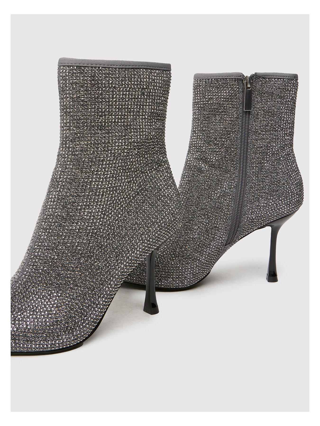 schuh-brianna-embellished-ankle-boot-silveroutfit