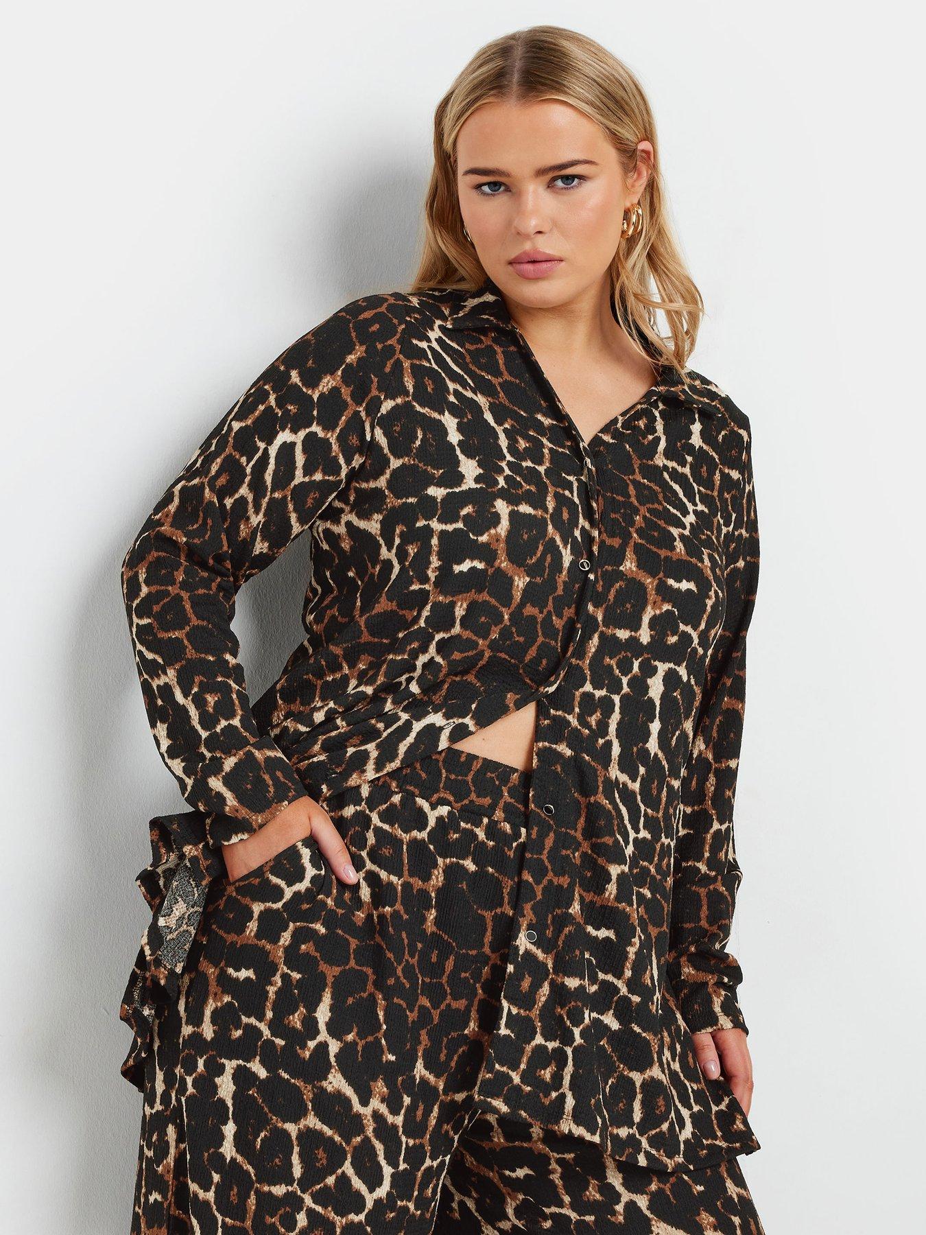 yours-curve-leopard-shirt-brown