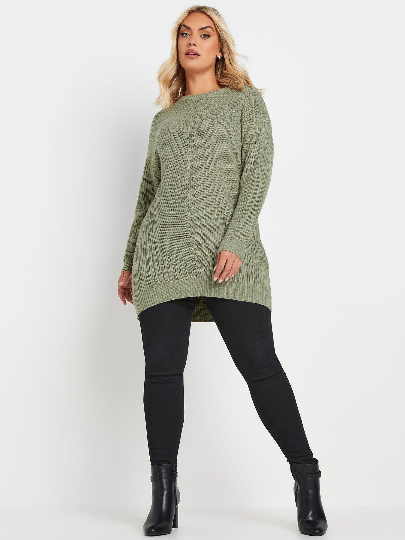 yours-curve-essential-jumper-greenback