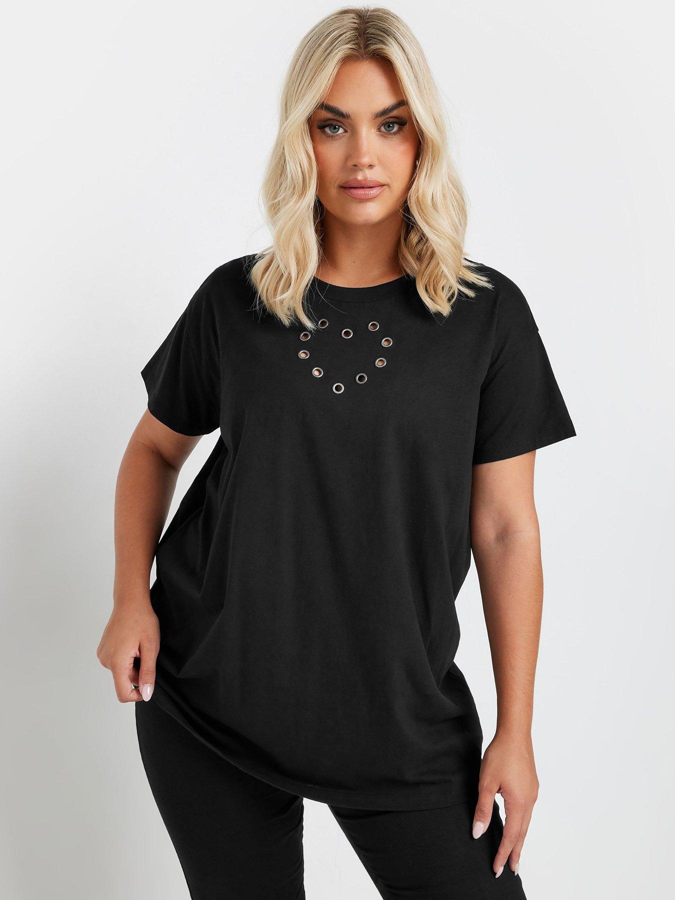 yours-curve-placement-t-shirt-black