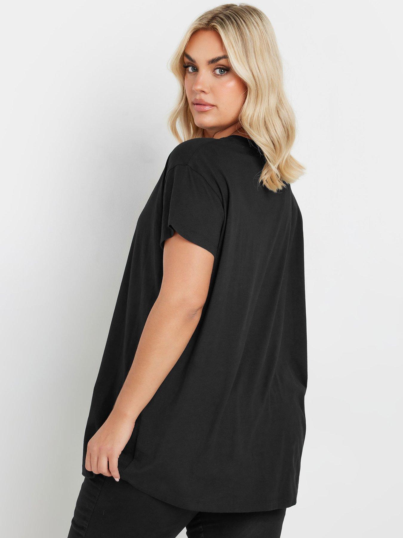 yours-curve-placement-t-shirt-blackstillFront