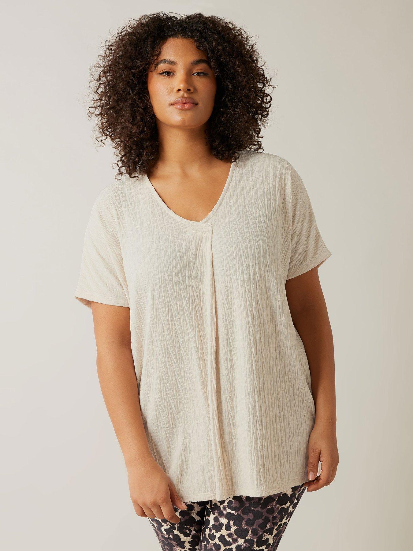 evans-plisse-short-sleeve-top-natural