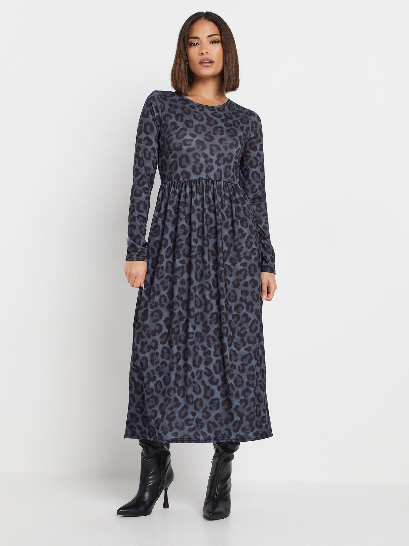 pixiegirl-petite-animal-print-long-sleeve-midi-smock-dressback