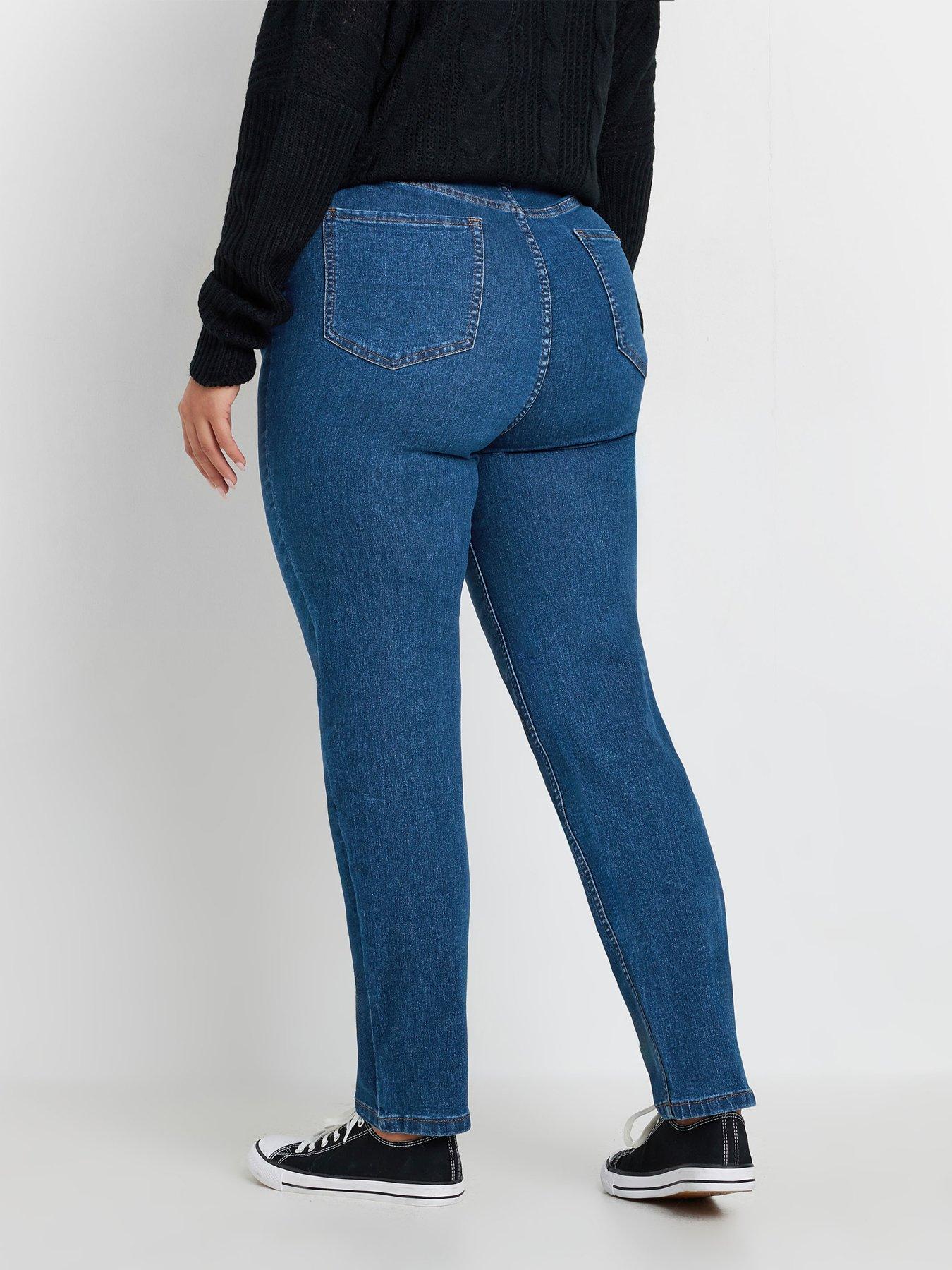 yours-curve-ruby-straight-leg-jean-32-bluestillFront