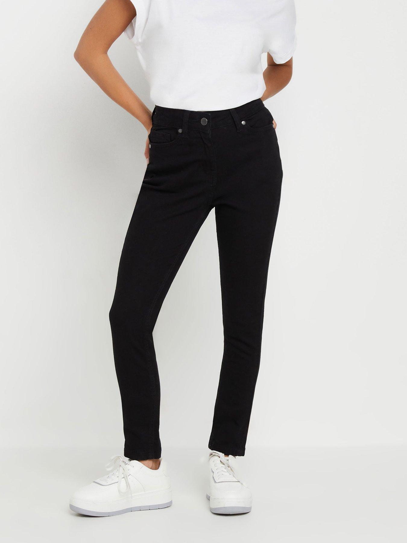 Image 1 of 4 of PixieGirl Petite Ava Skinny Jean 27" - Black