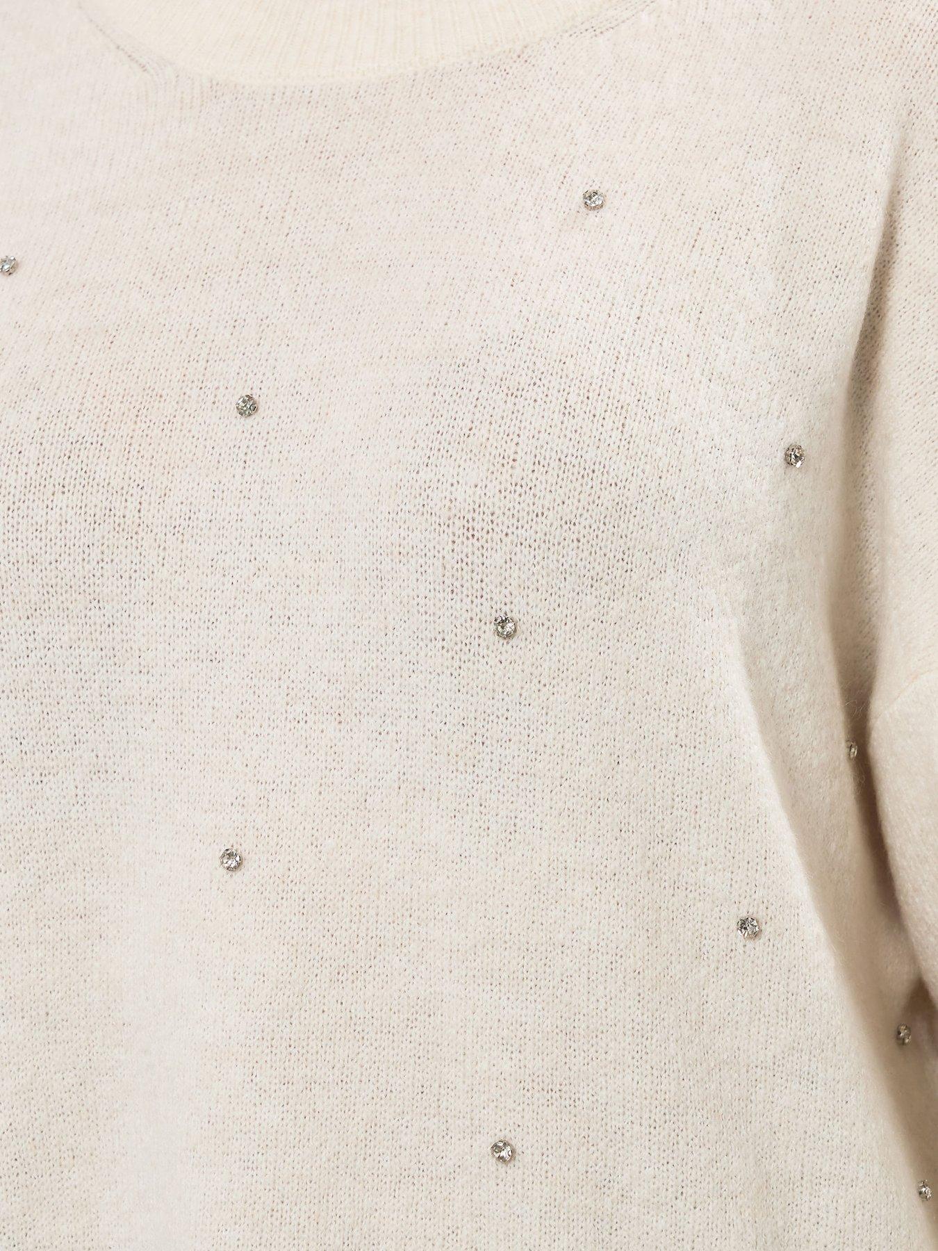 yours-curve-embellished-front-jumper-ivory-whiteoutfit