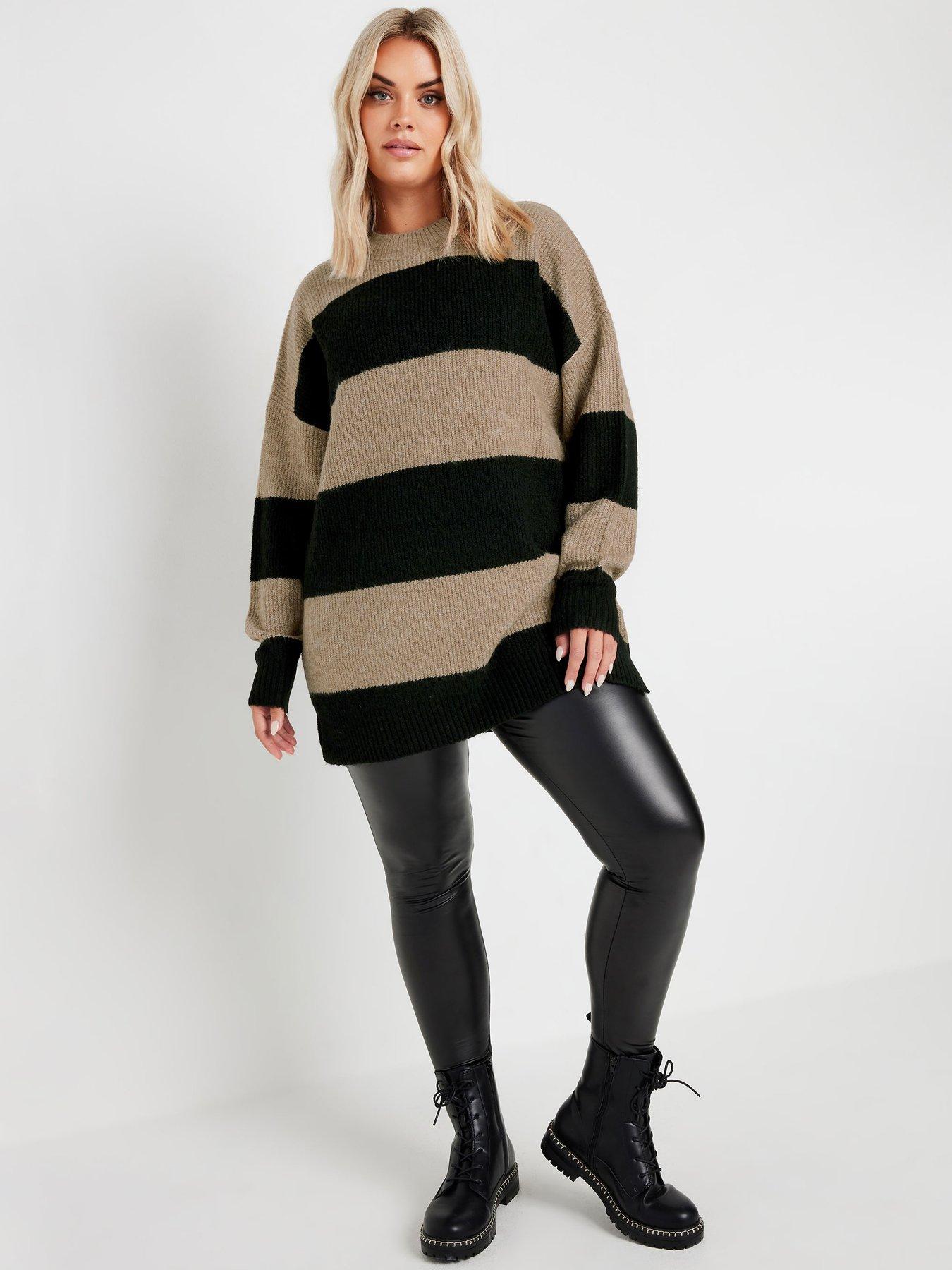 yours-curve-colourblock-jumper-blackback