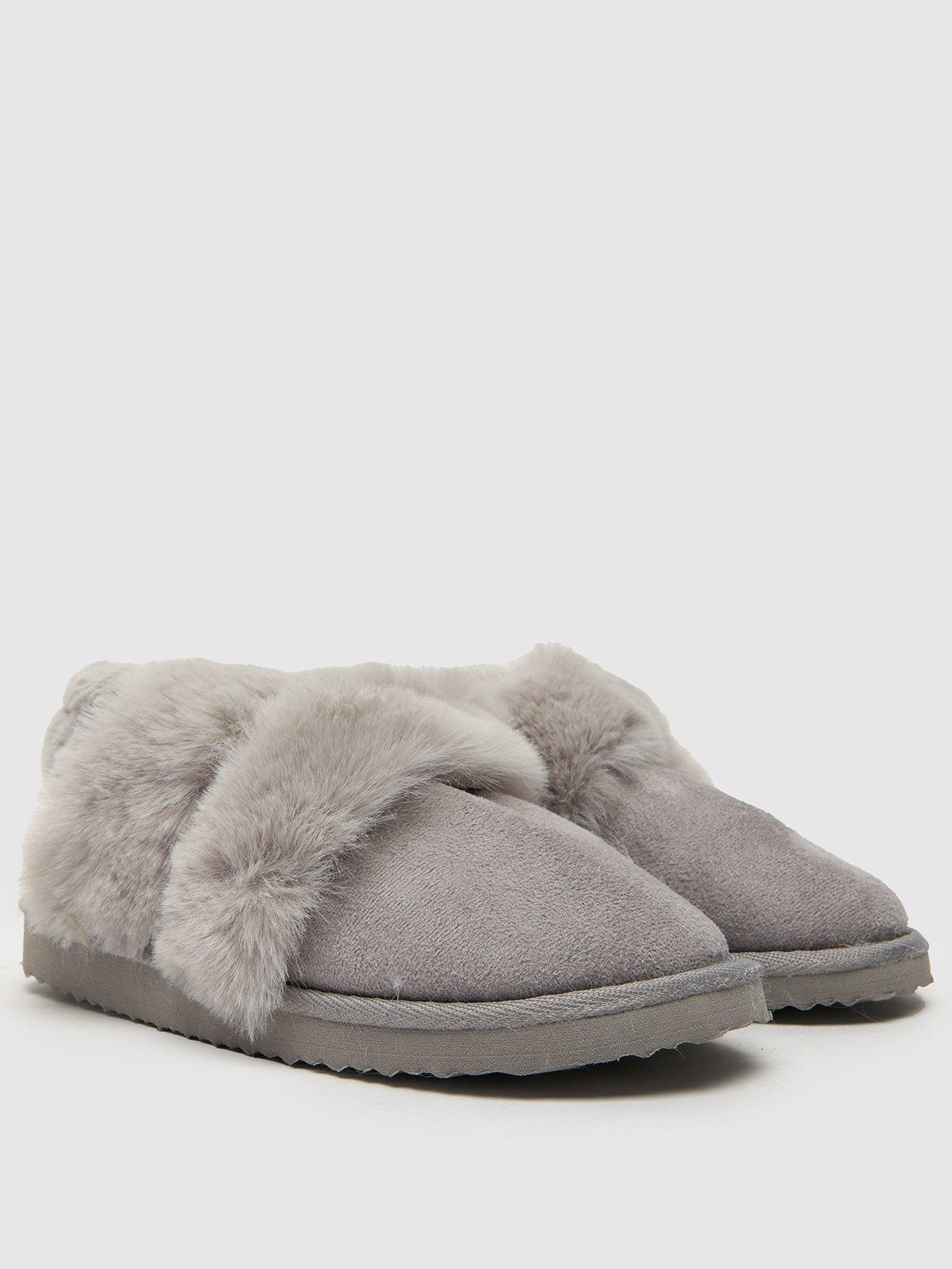 schuh-harper-faux-fur-mule-slippers-greystillFront