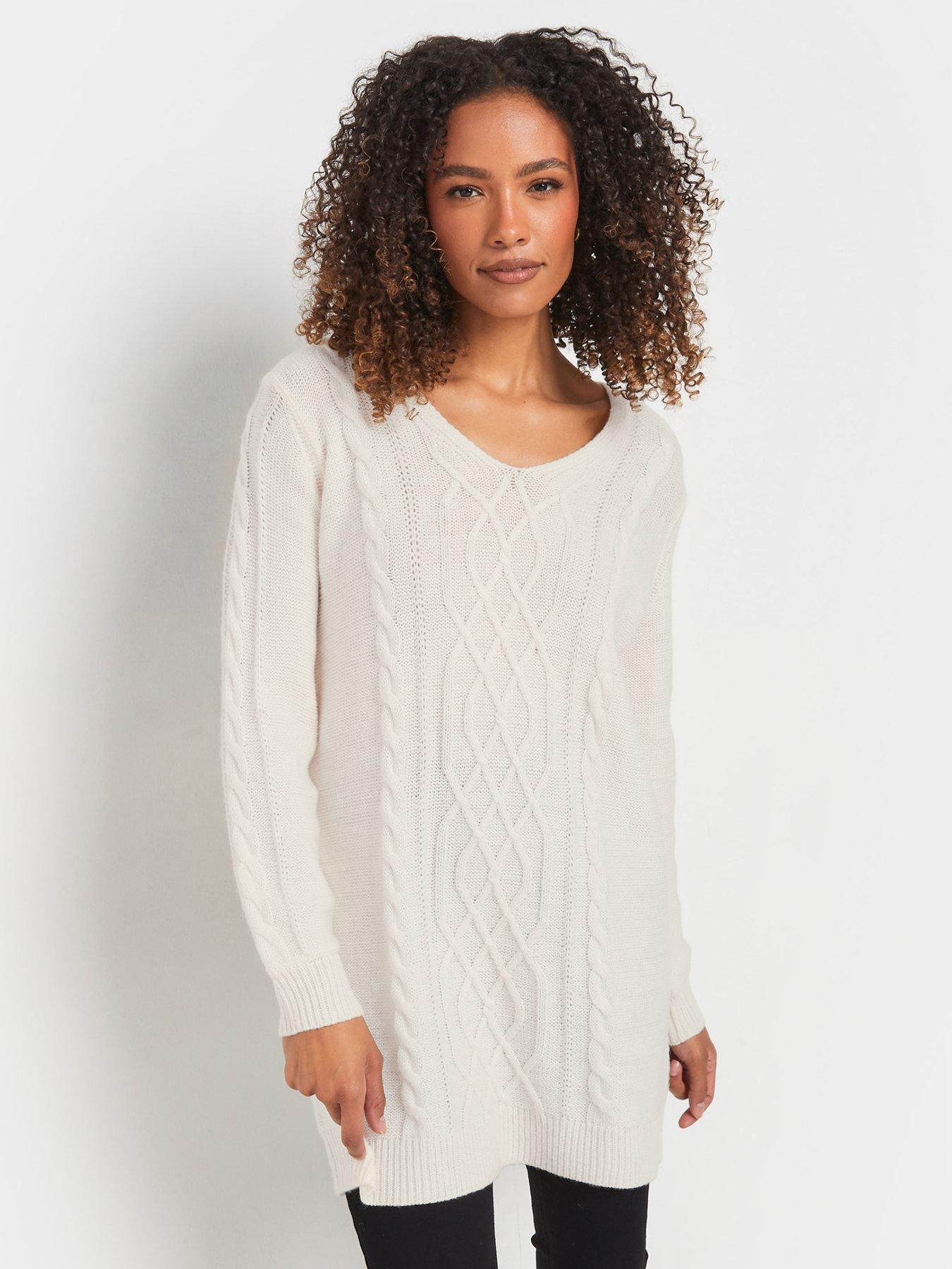 mco-v-neck-cable-knit-tunic-ivory