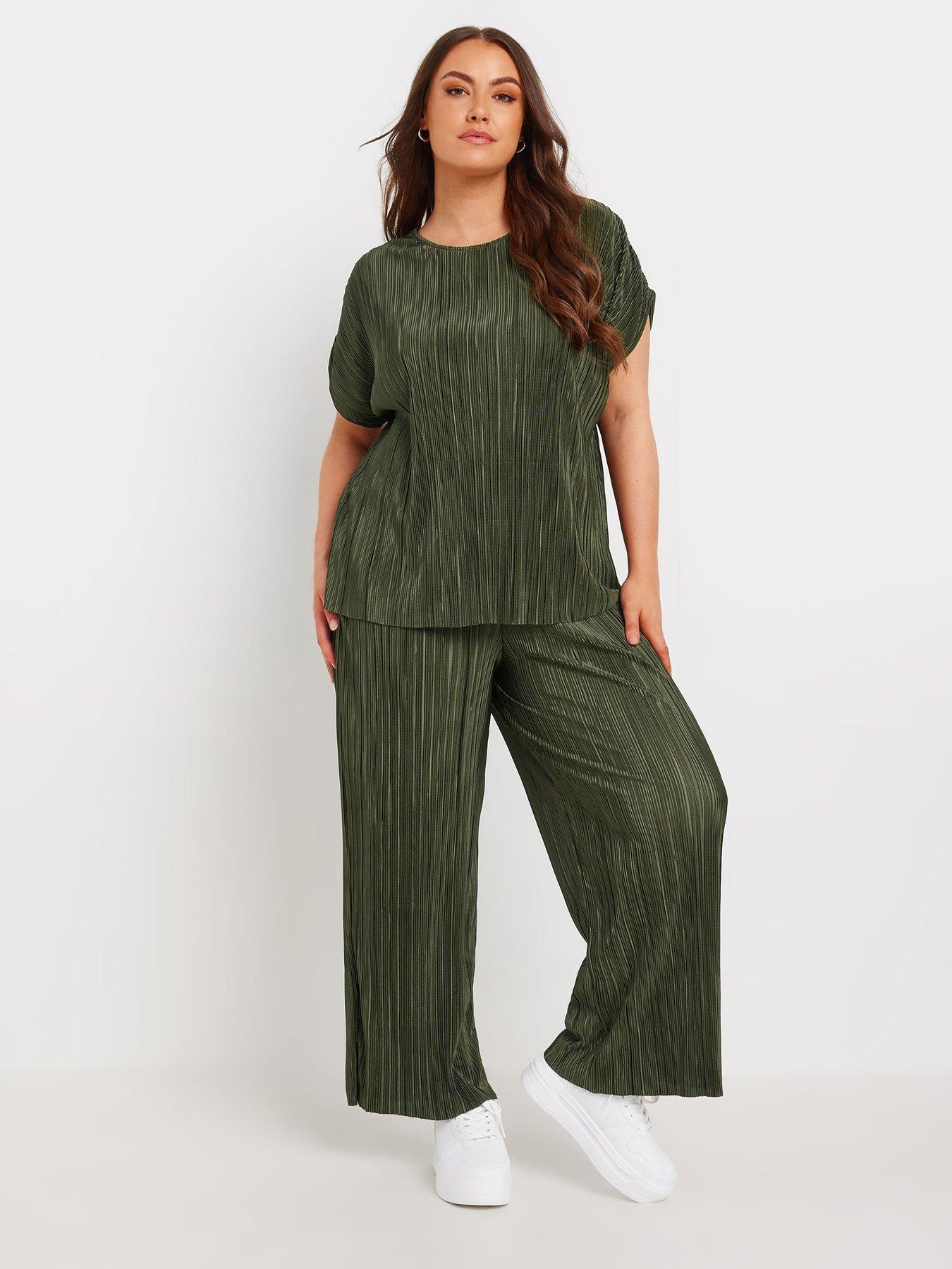 yours-curve-plisse-trousers-greenback