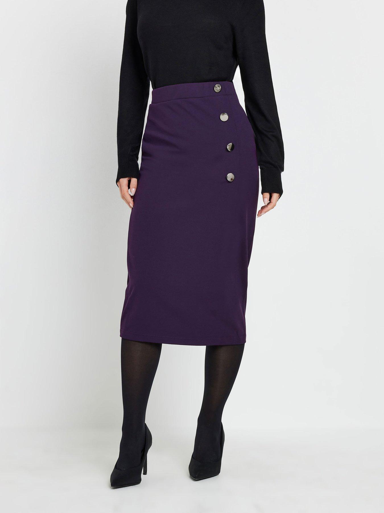 mco-petite-button-midi-skirt