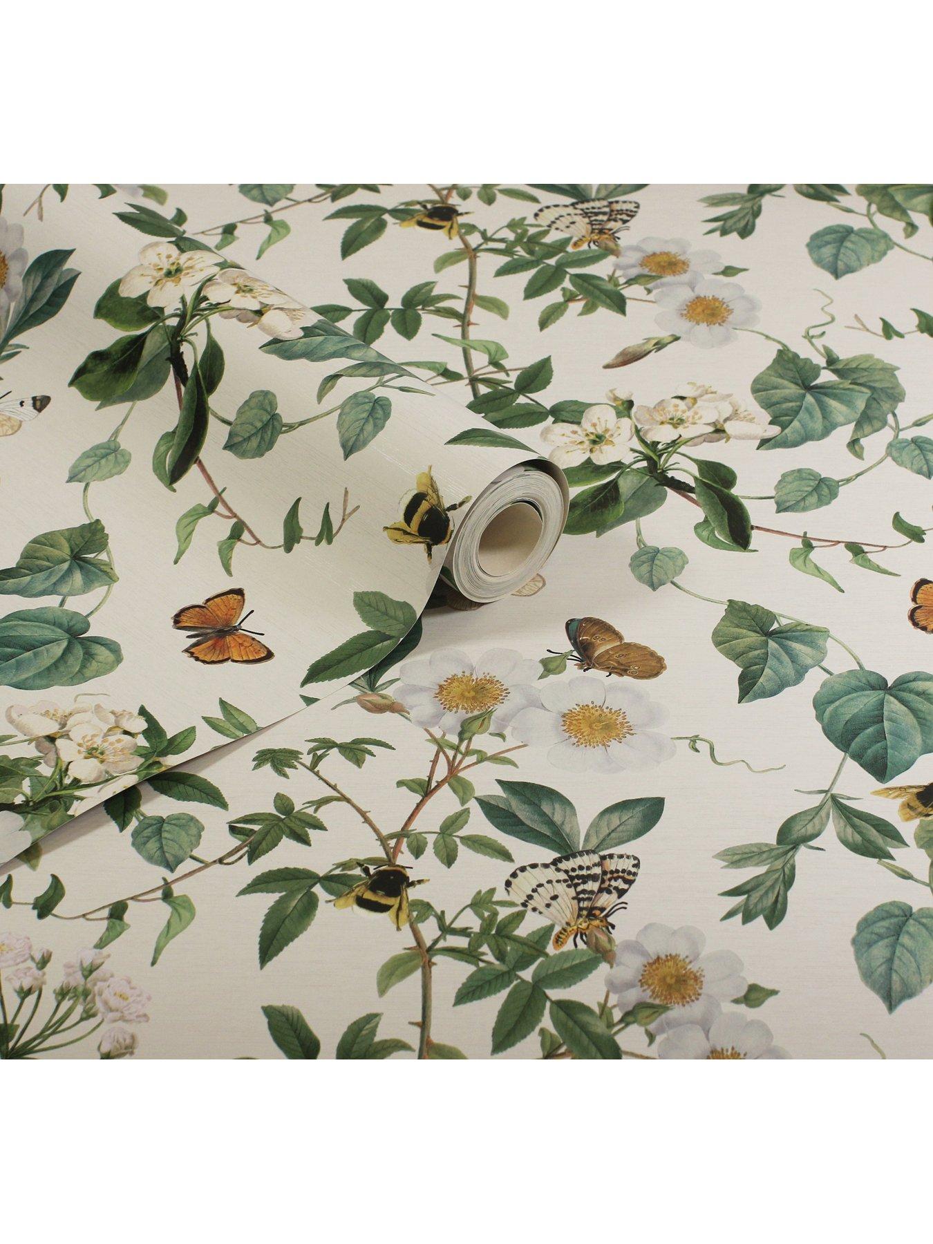 Image 3 of 5 of ARTHOUSE Bumblebee Trail Cream Wallpaper