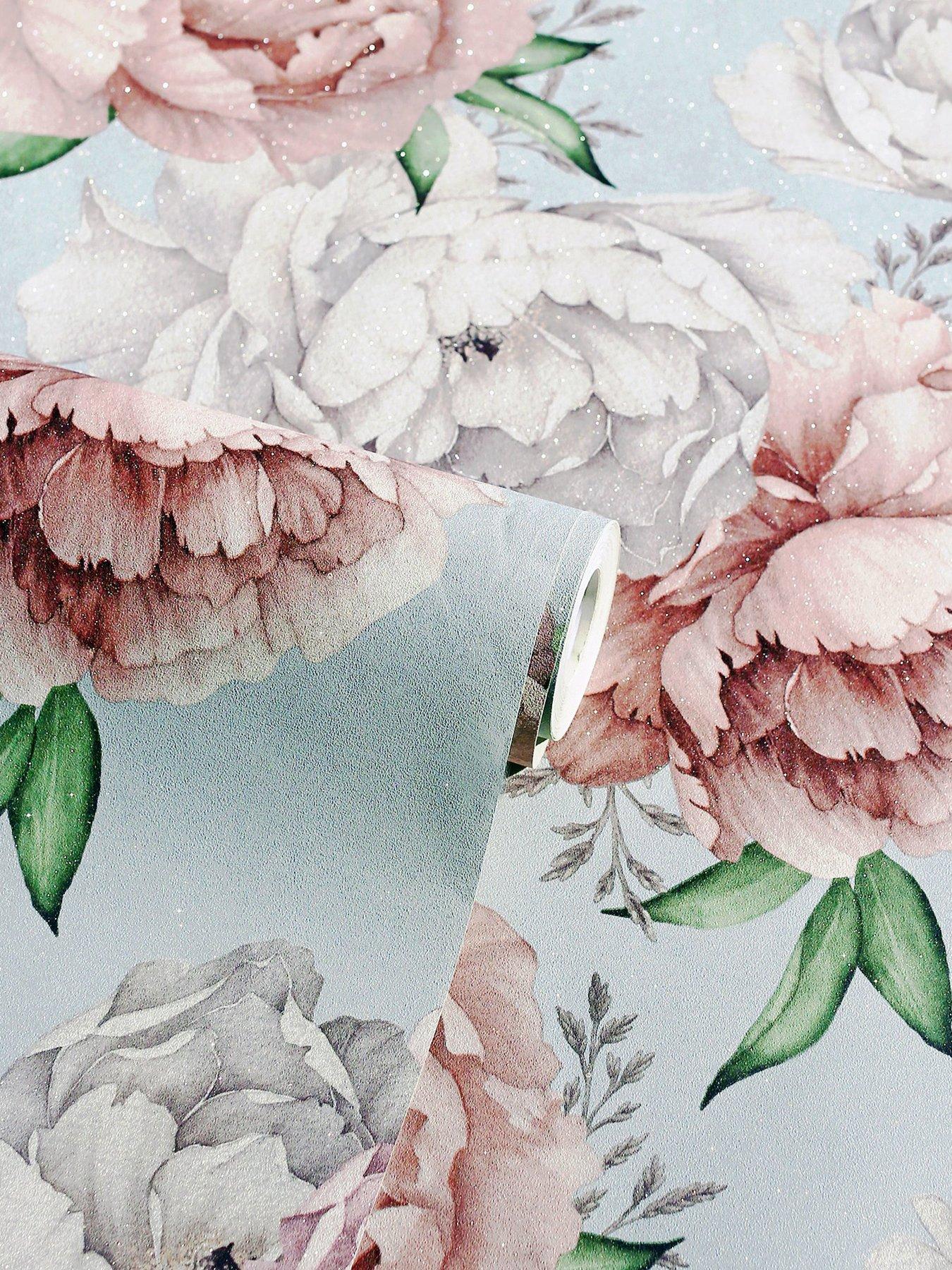 arthouse-mixed-peonies-mint-wallpaperback