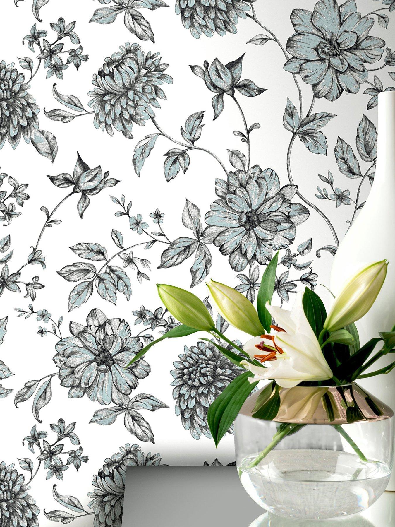 undefined Fleur Mono Wallpaper