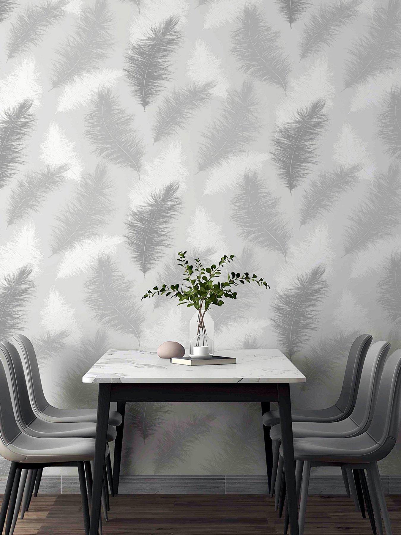 Image 4 of 6 of ARTHOUSE Sussurro Grey Wallpaper