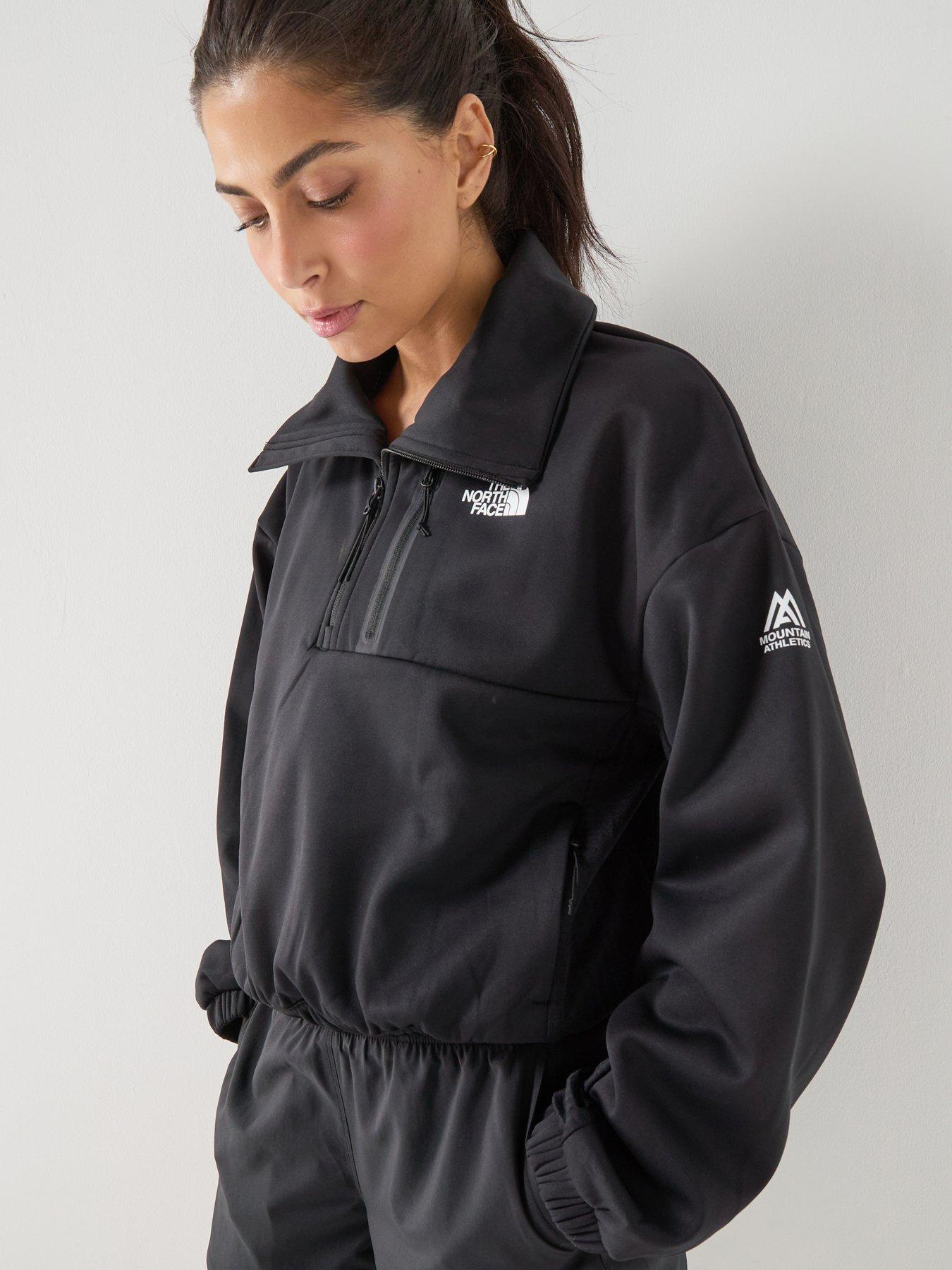 Image 6 of 6 of THE NORTH FACE Women's Mountain Athletic 1/4 Zip Fleece - Black