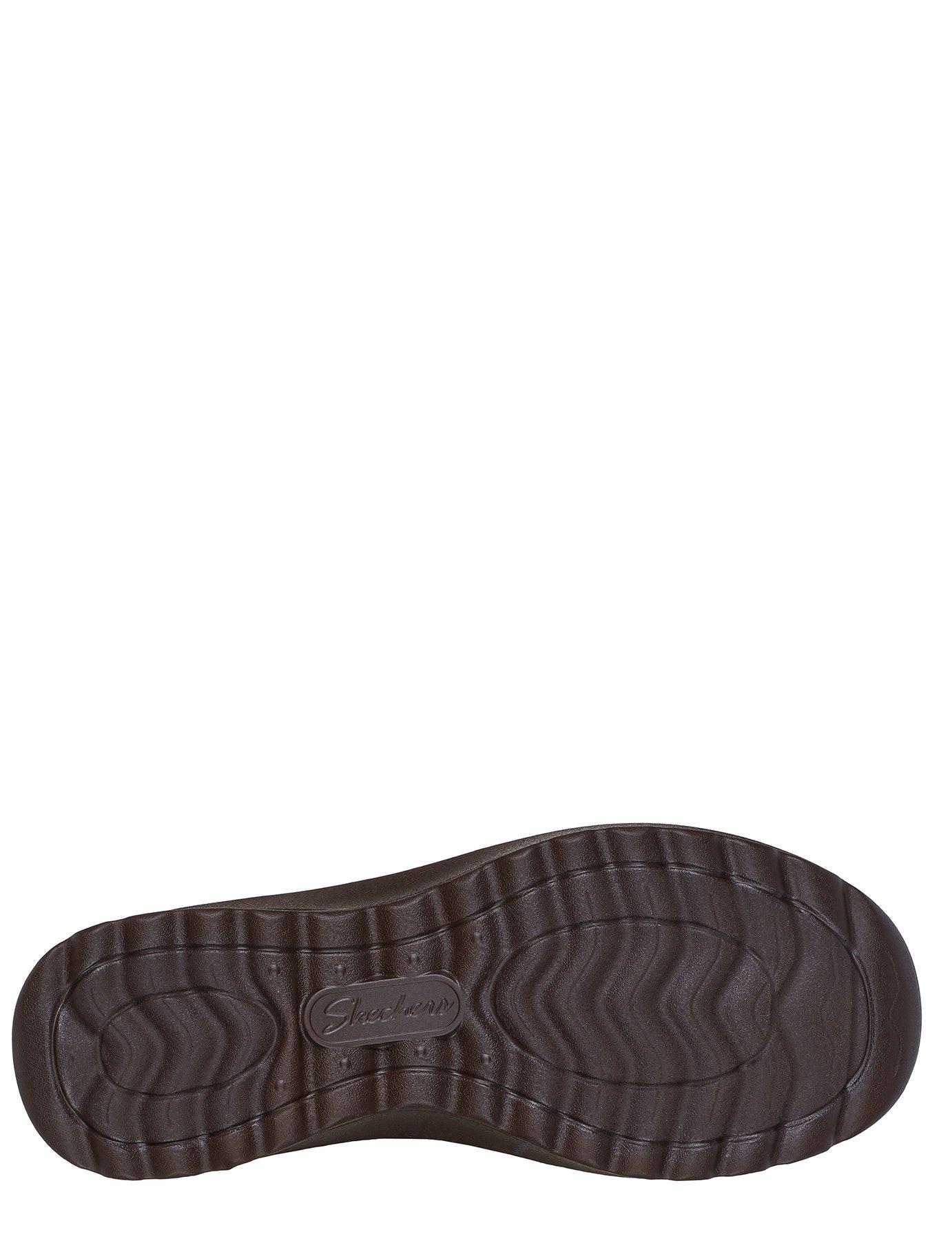 Image 4 of 5 of Skechers Lovely Vibe Microleather Side Zip Booties - Brown