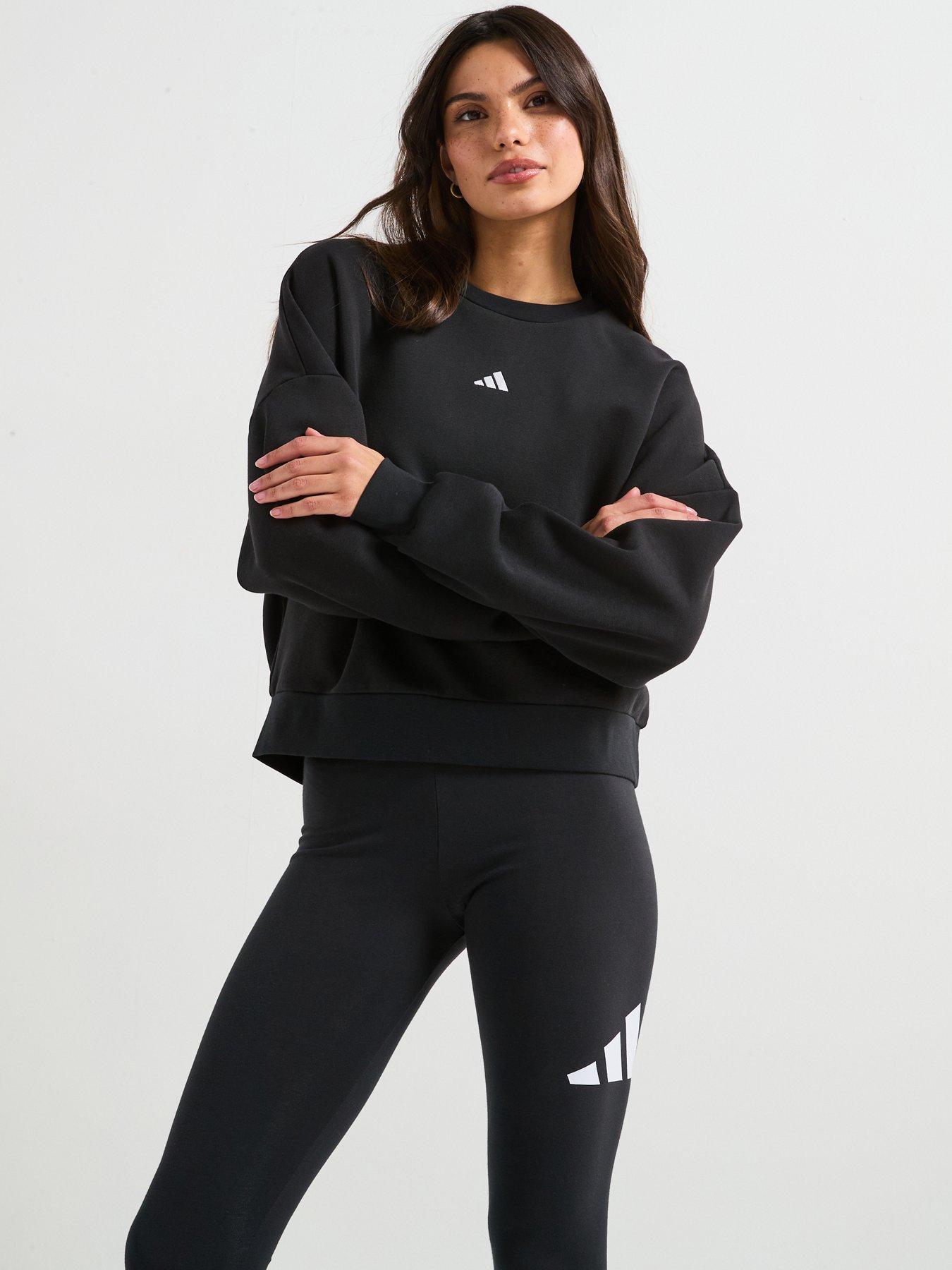 adidas Sportswear Women's Essentials Feelcozy Sweatshirt - Black