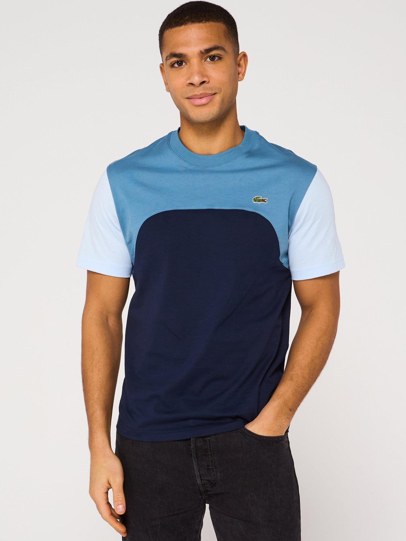 lacoste-lacoste-classic-fit-jersey-colourblock-t-shirt-blue