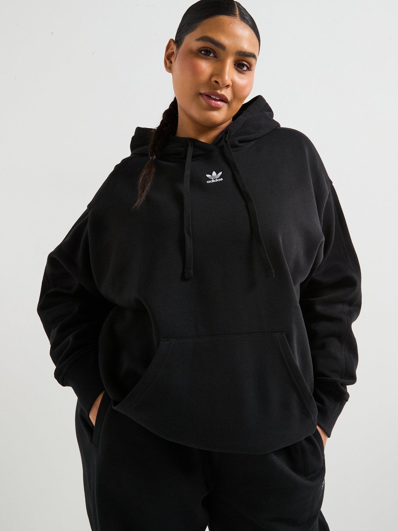 adidas-originals-womens-plus-size-essentials-oversized-hoodie-blackfront