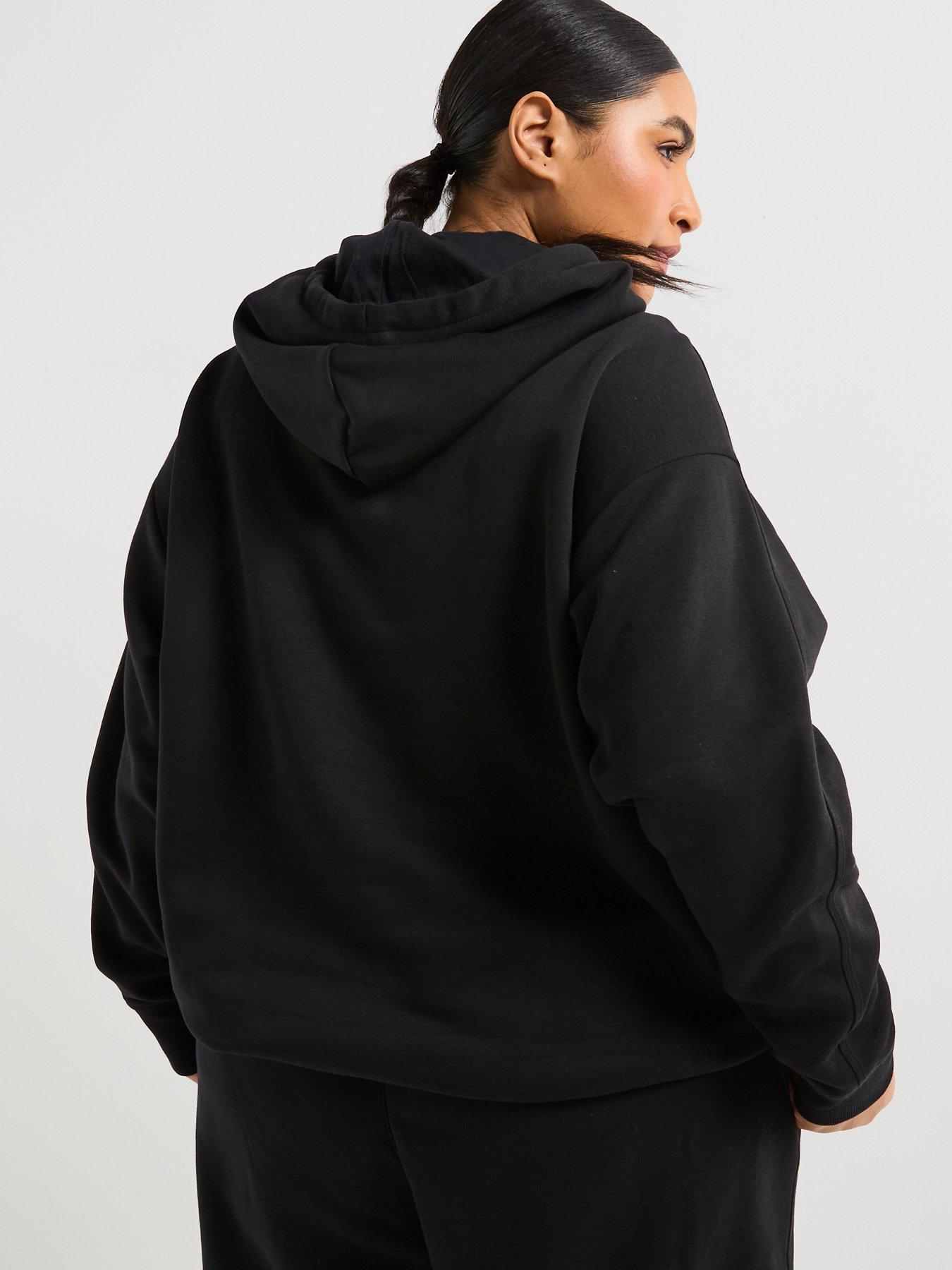 adidas-originals-womens-plus-size-essentials-oversized-hoodie-blackstillFront