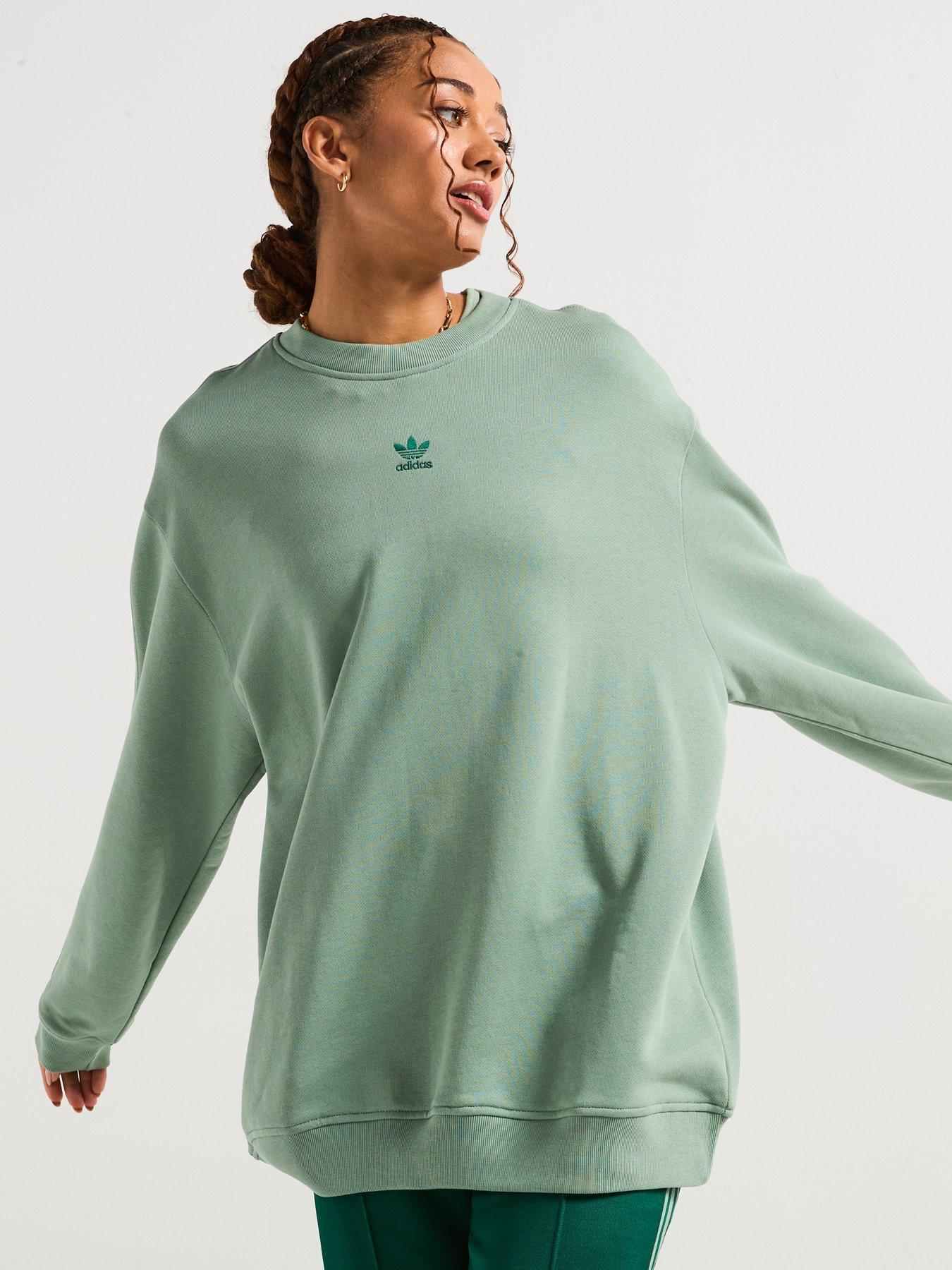 adidas-originals-womens-essentials-oversized-french-terry-sweatshirt-green