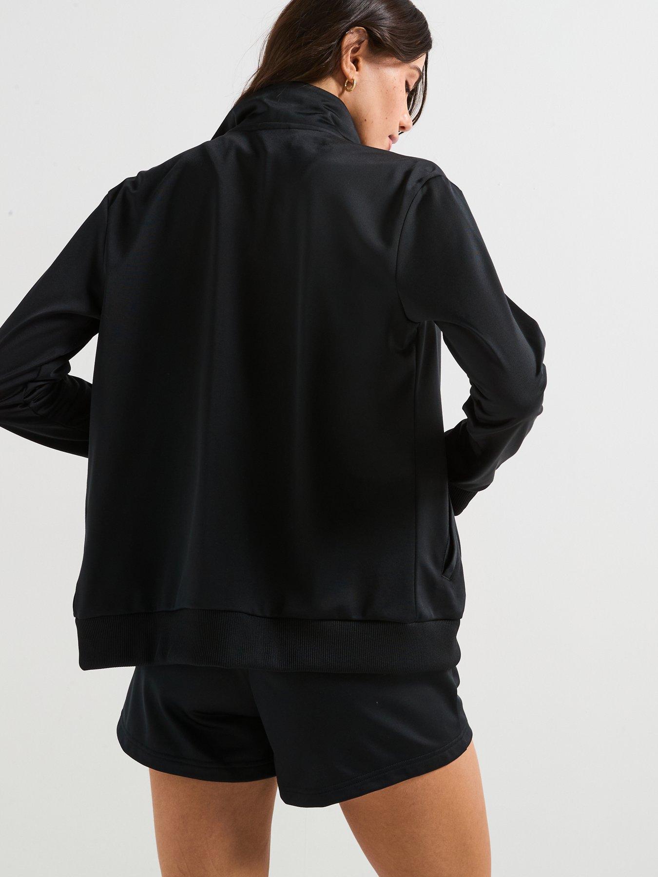 adidas-sportswear-womens-essentials-linear-shorts-set-blackstillFront