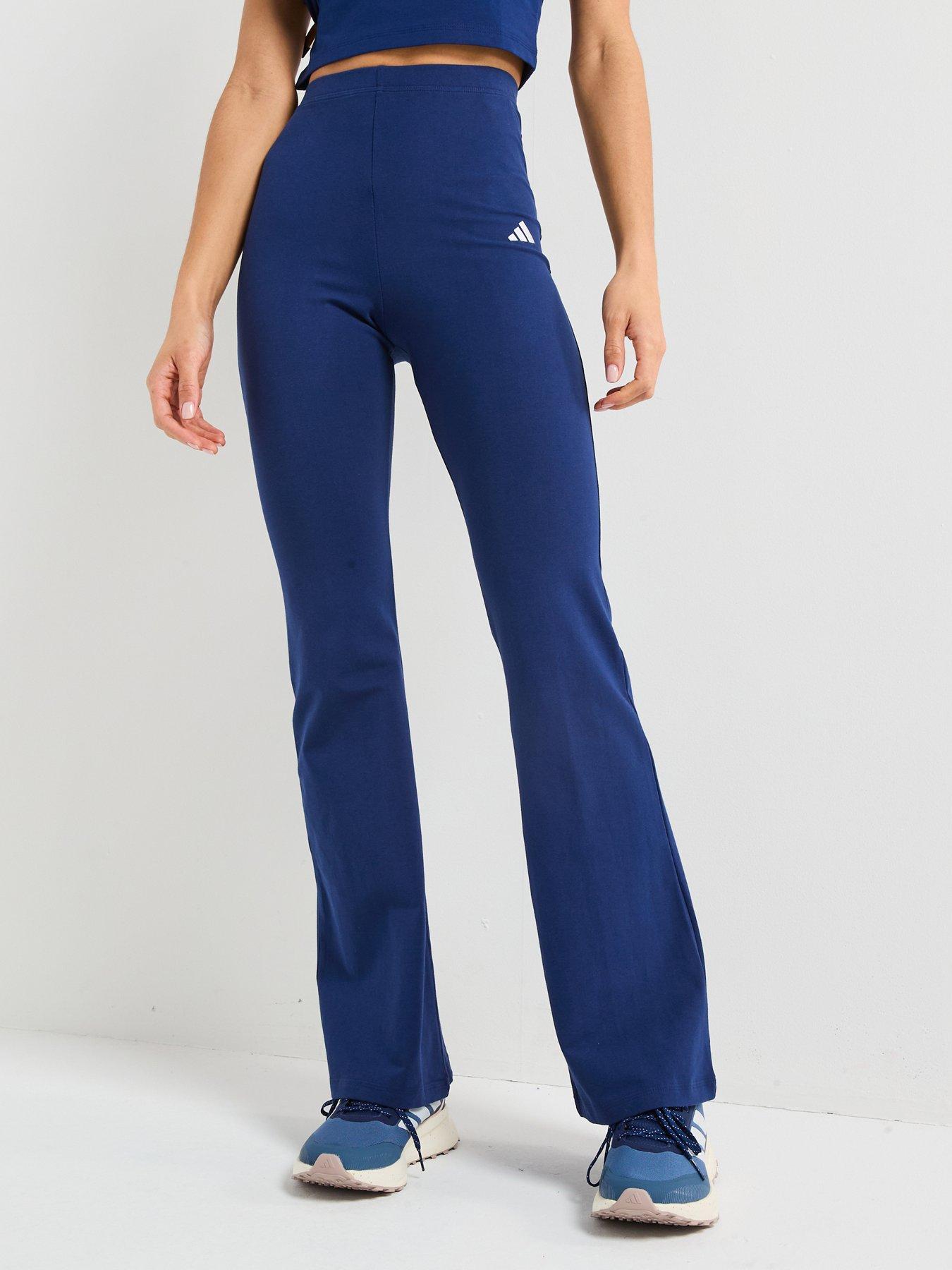 Image 1 of 5 of adidas Sportswear Women's Essentials Flared Leggings - Blue