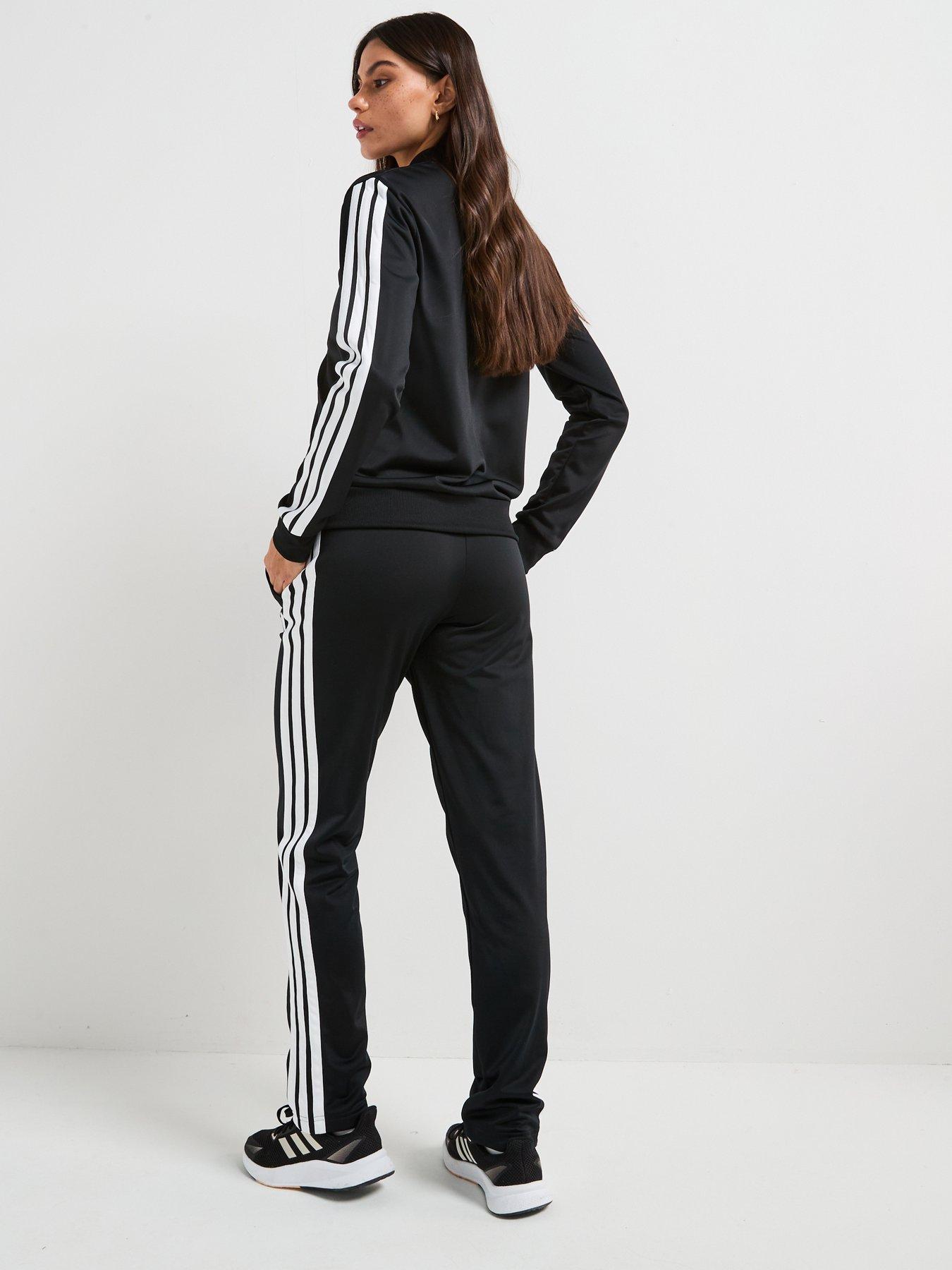 adidas-sportswear-womens-essentials-3-stripes-tracksuit-blackstillFront