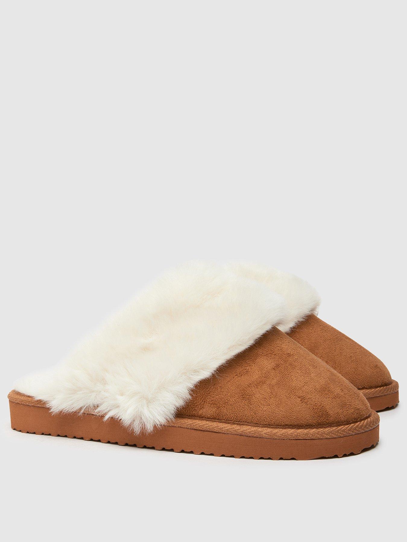 schuh-hadley-faux-fur-mule-slippers-tanstillFront