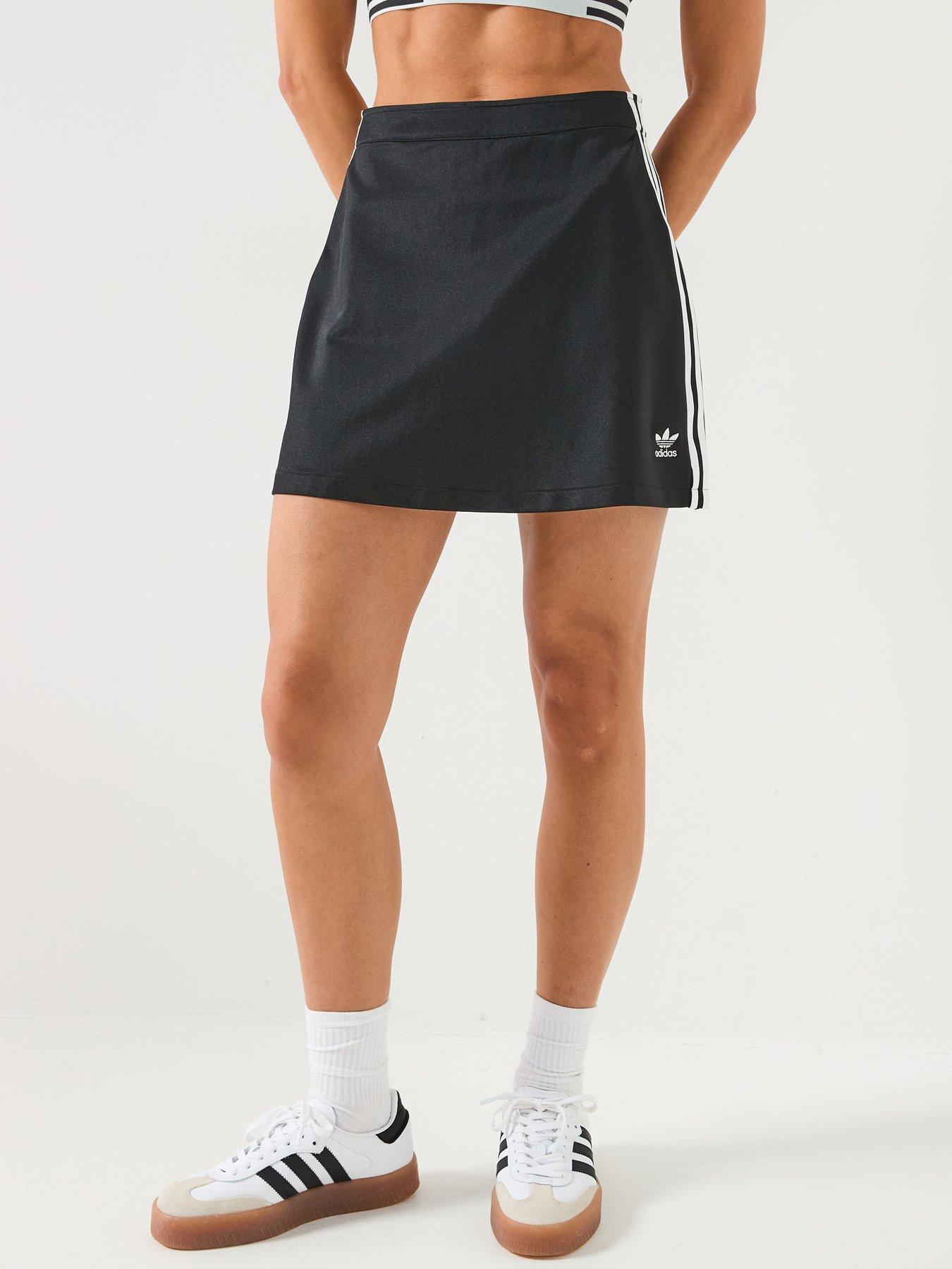 adidas Originals Women's 3-Stripes Mini Skirt - Black/White