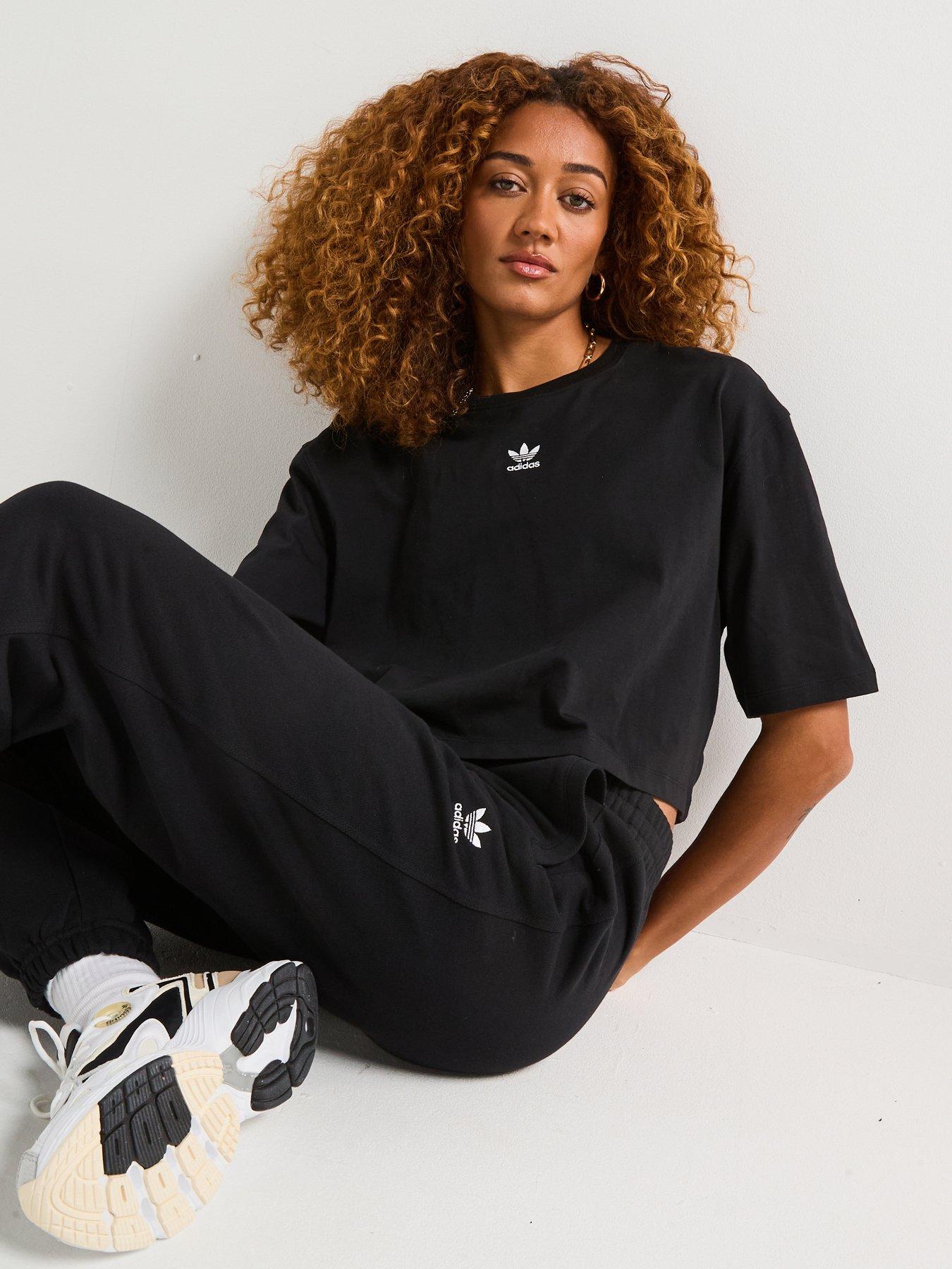 Image 6 of 6 of adidas Originals Womens Essentials French Terry Joggers - Black