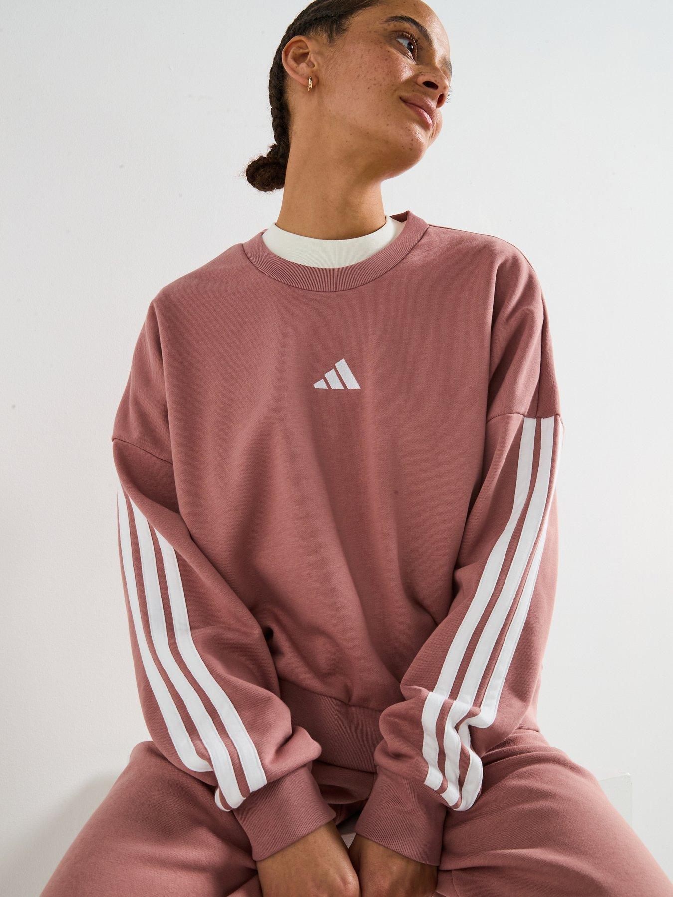 adidas-sportswear-womens-essentials-3-stripes-french-terry-sweatshirt-red