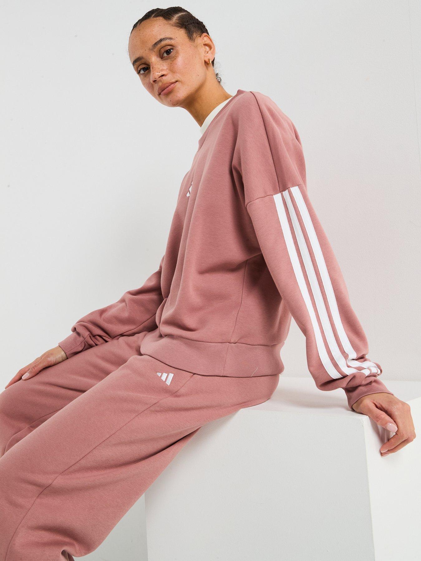 adidas-sportswear-womens-essentials-3-stripes-french-terry-sweatshirt-redoutfit