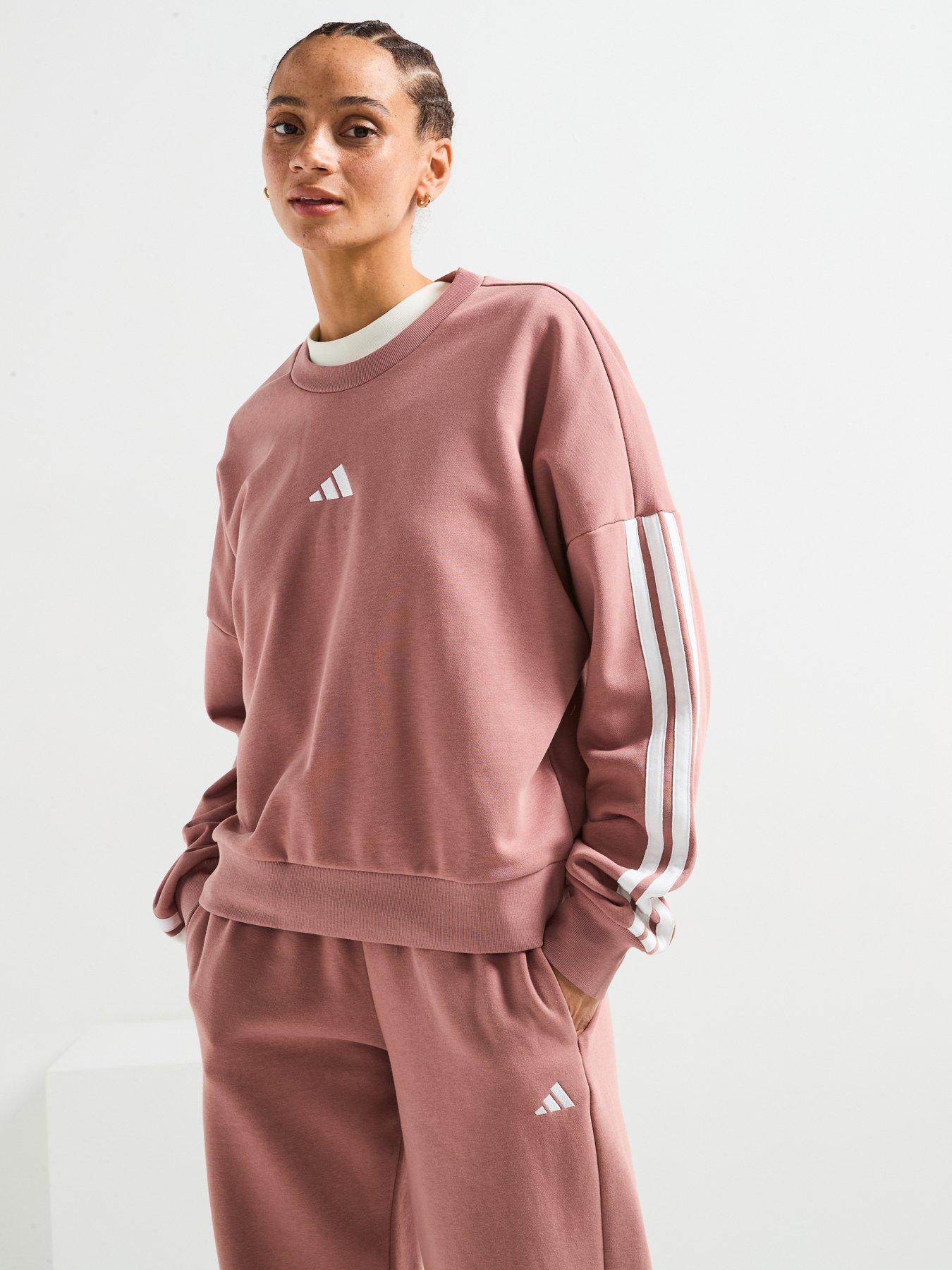 adidas-sportswear-womens-essentials-3-stripes-french-terry-sweatshirt-reddetail