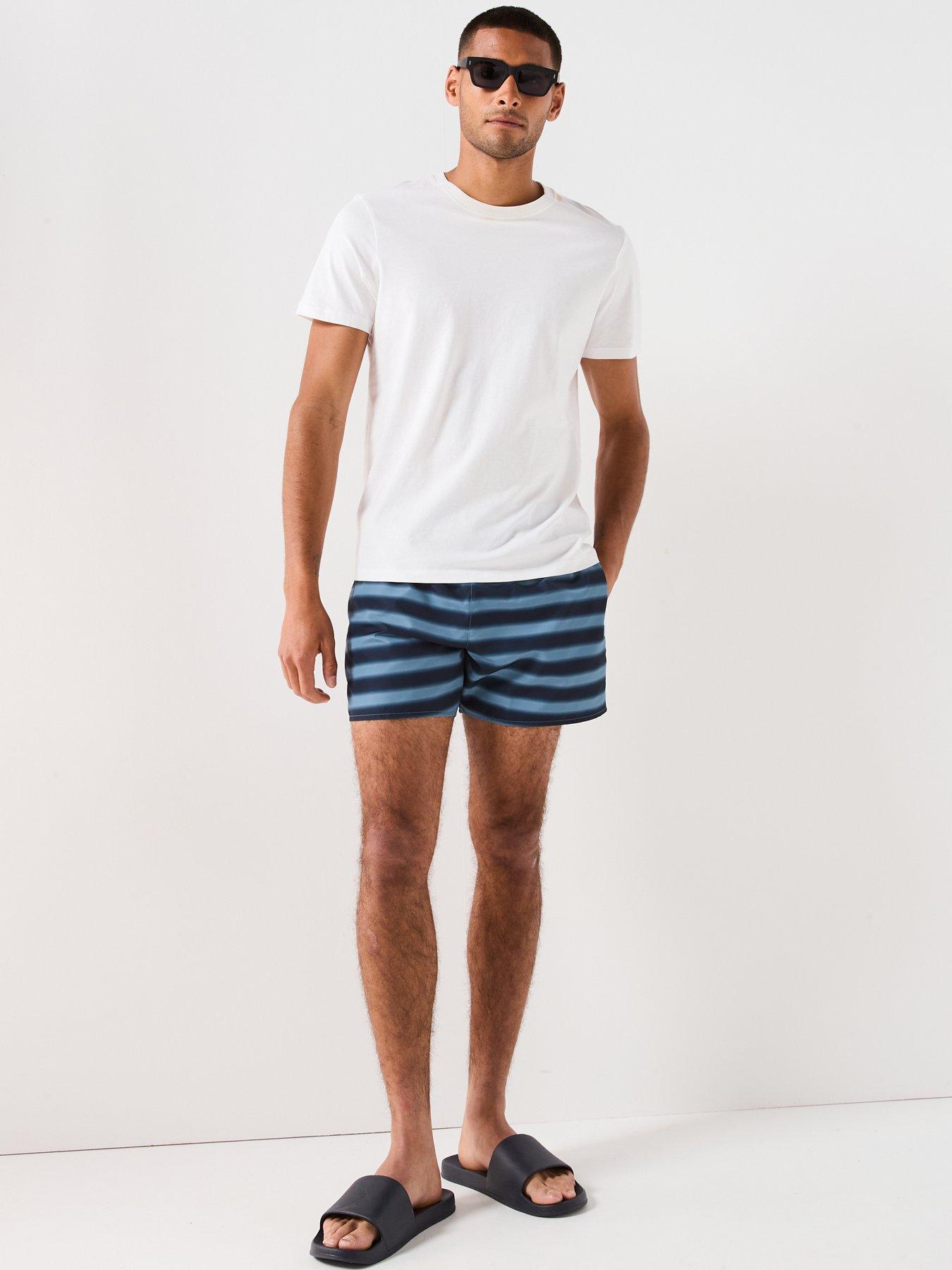 lacoste-short-stripe-print-swim-trunks-blueback