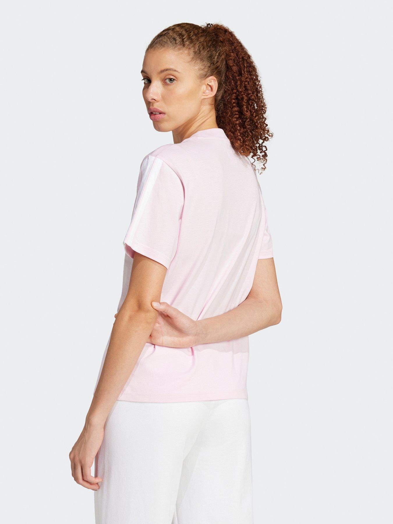 adidas-sportswear-womens-essentials-3-stripes-cotton-t-shirt-pinkstillFront