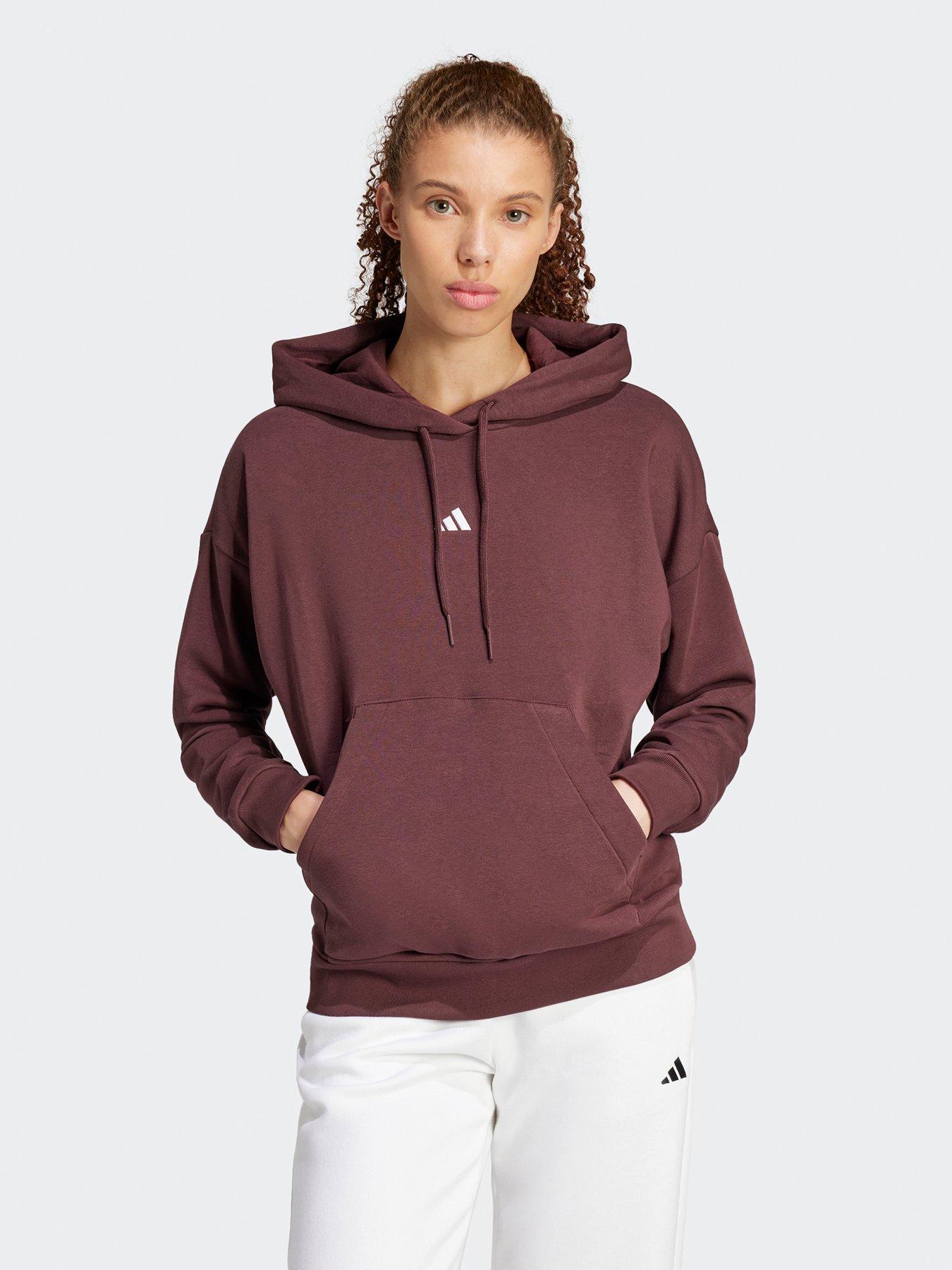 adidas-sportswear-womens-essentials-feel-cozy-hoodie-red