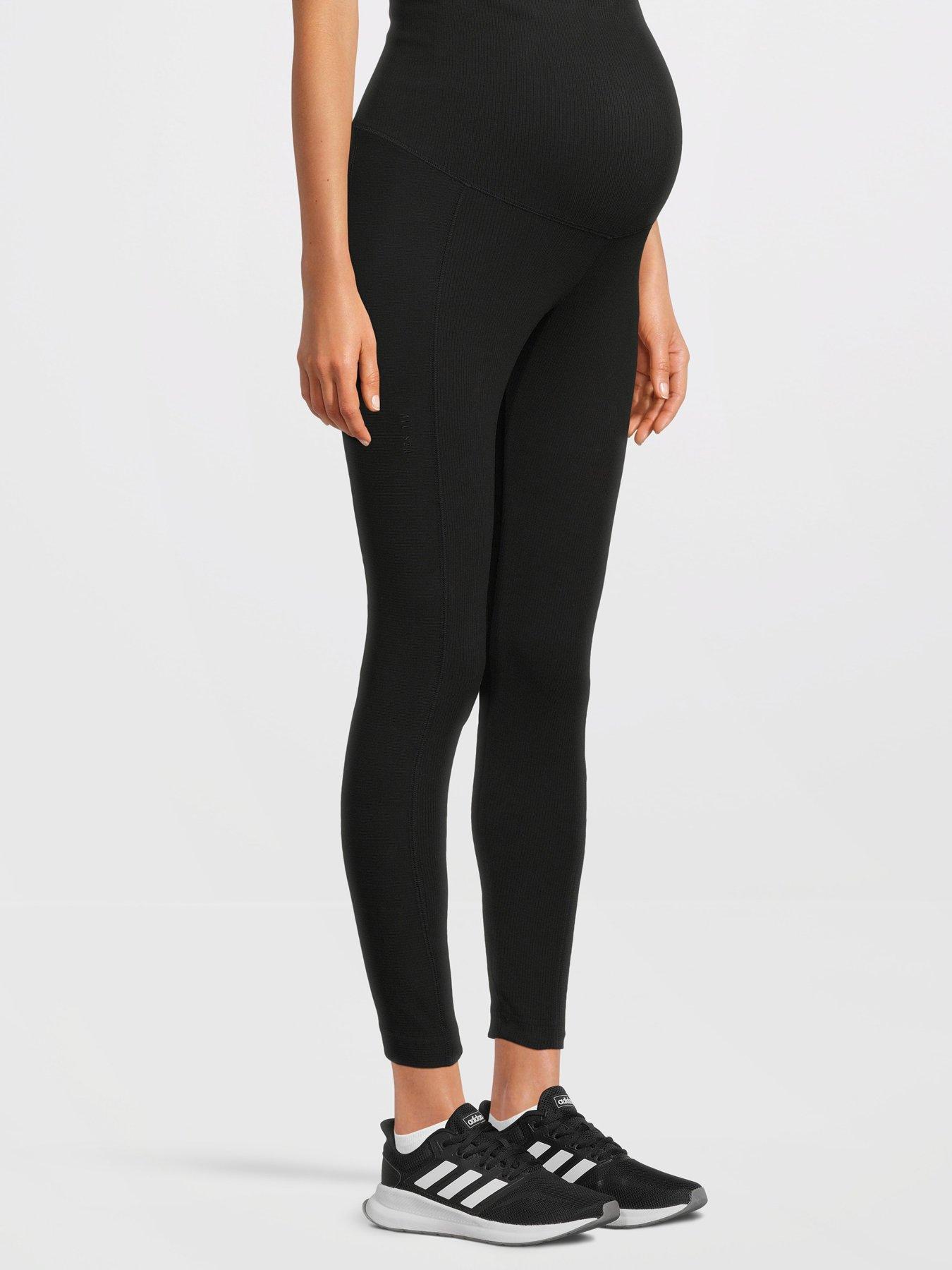 adidas-sportswear-womens-maternity-rib-high-waist-78-leggings-black