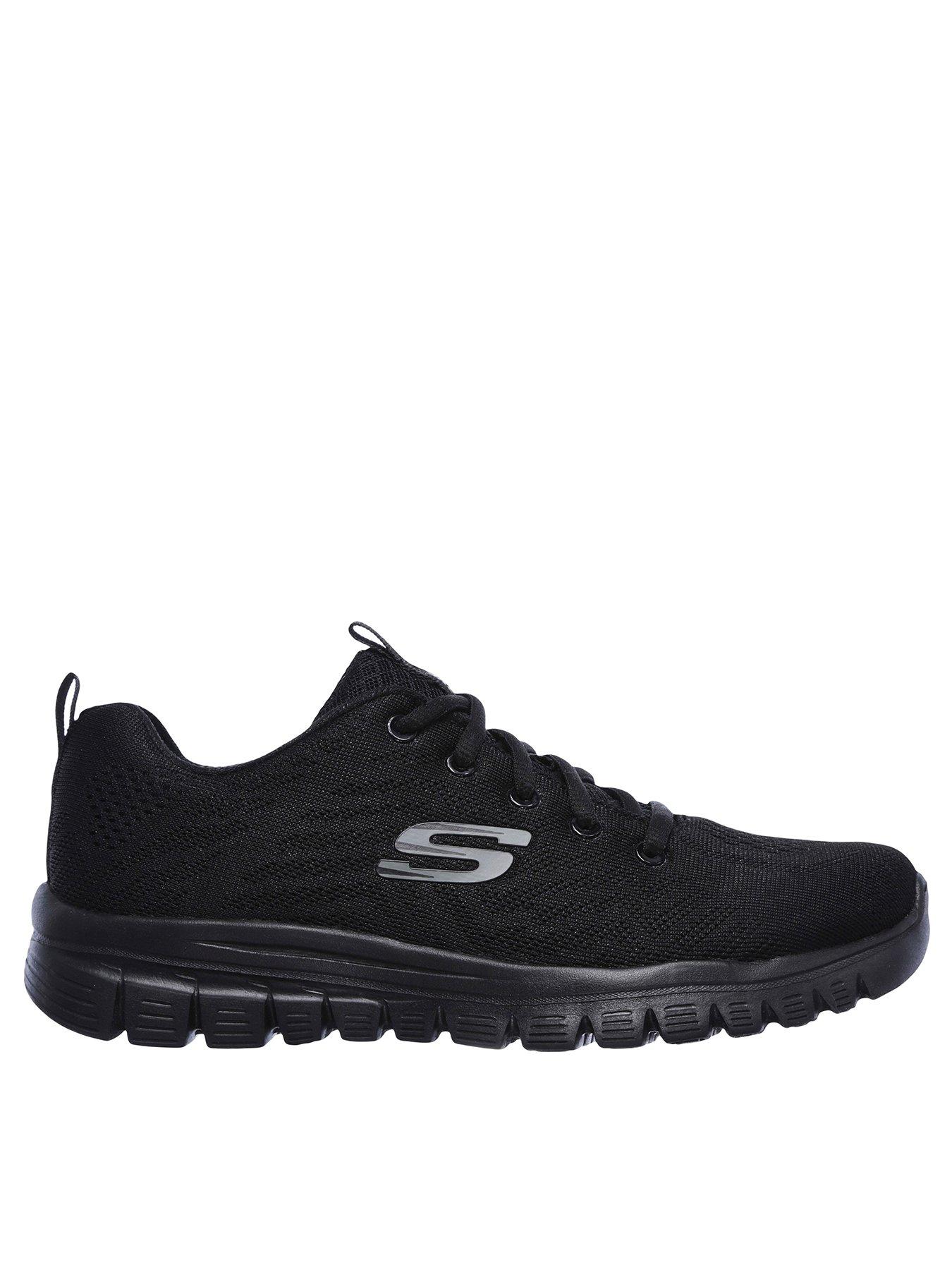 Image 1 of 5 of Skechers Graceful Trainers - Black