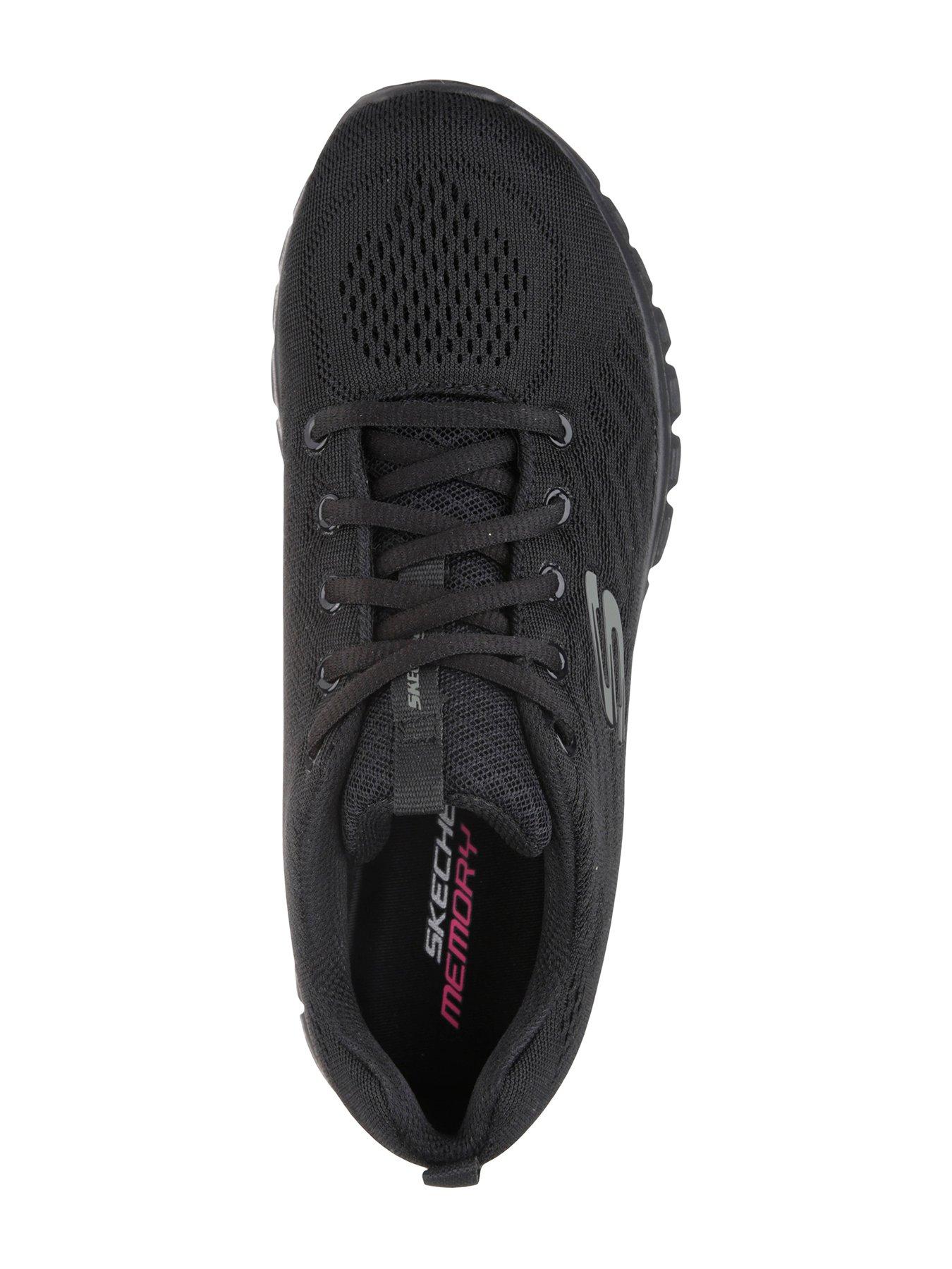 skechers-graceful-trainers-blackoutfit