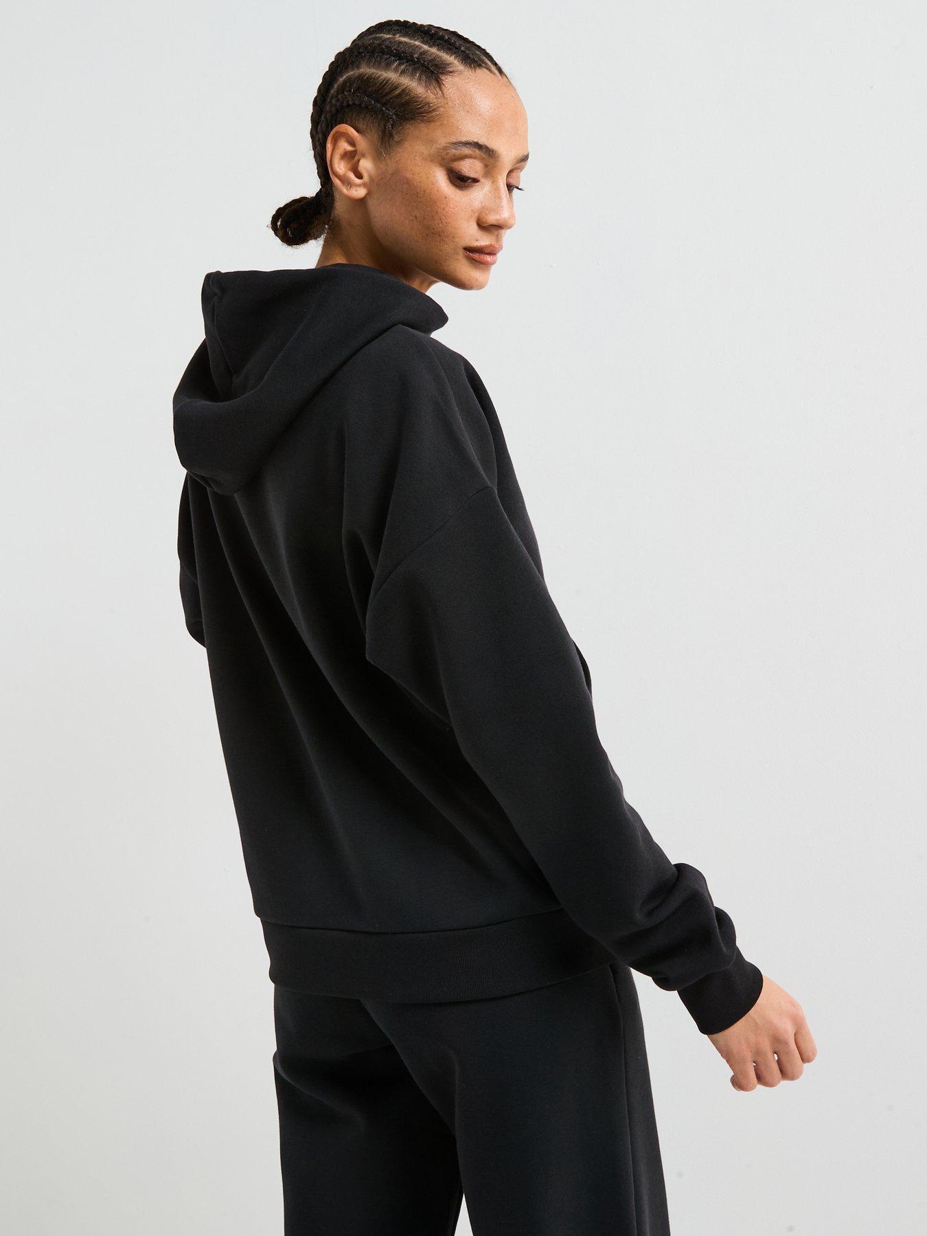 adidas-sportswear-womens-essentials-feel-cozy-hoodie-blackstillFront