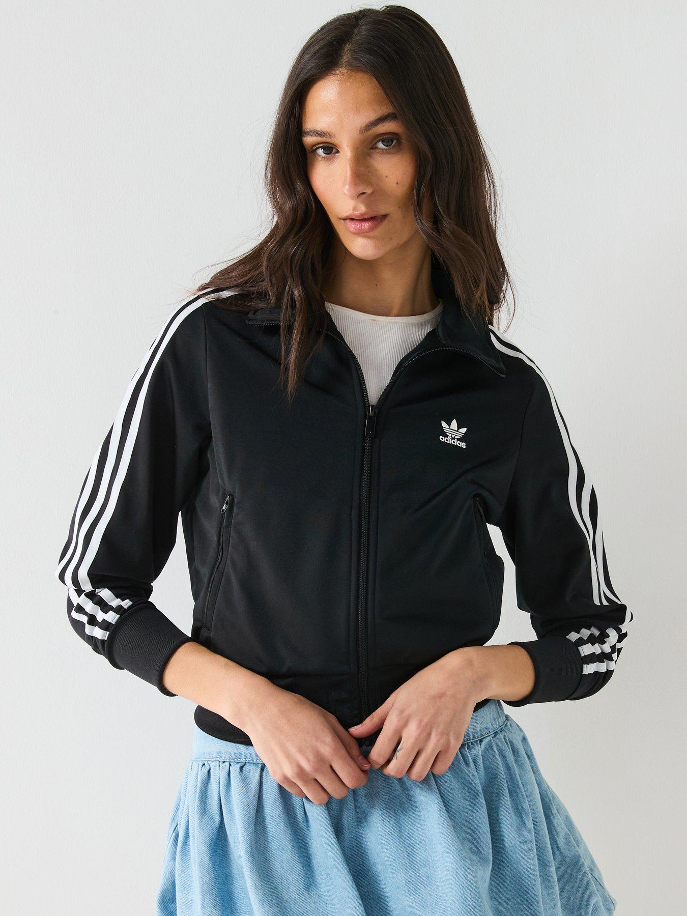 Image 1 of 6 of adidas Originals Womens Classics Firebird Tracksuit&nbsp;Top - Black