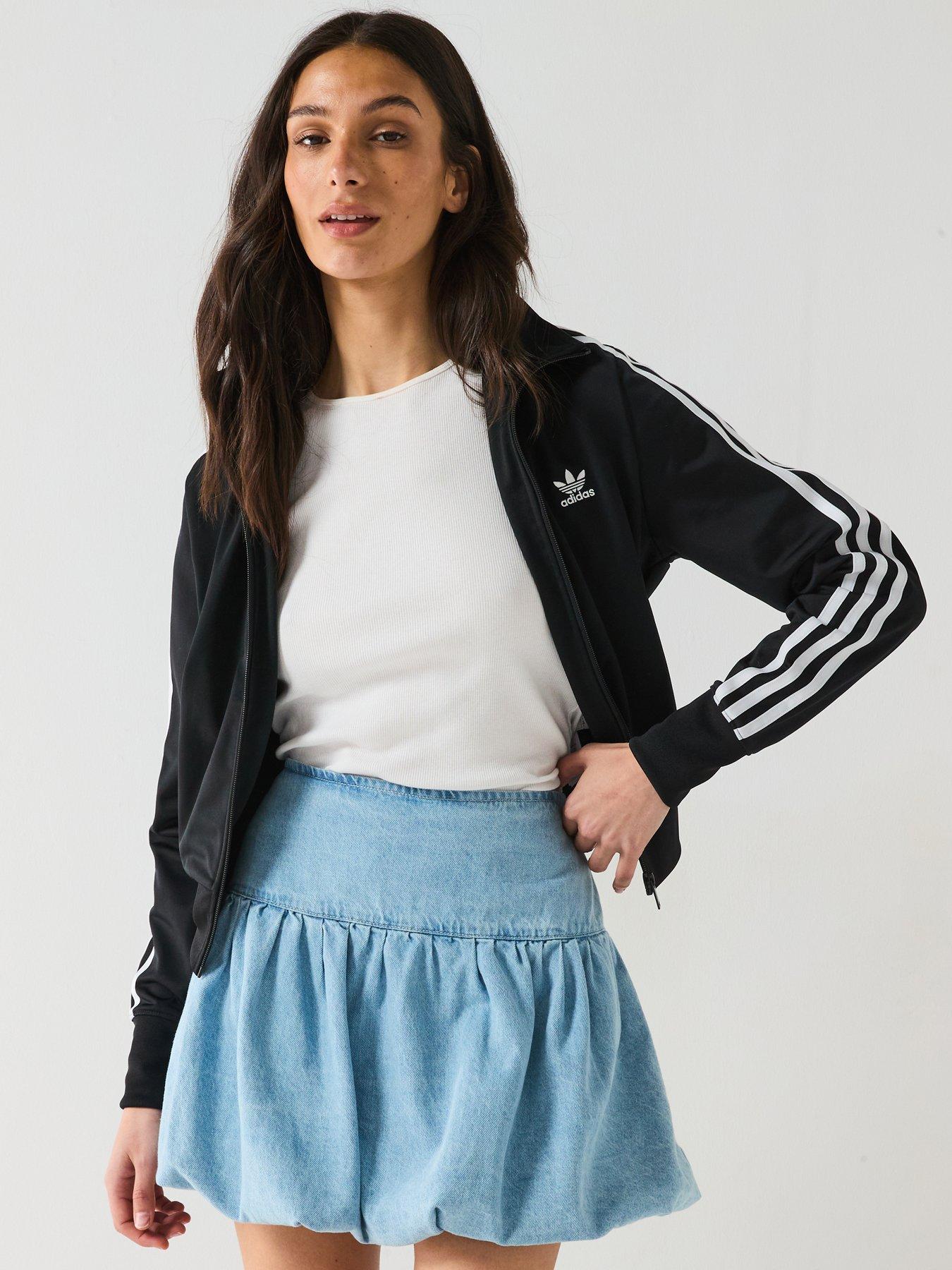Image 4 of 6 of adidas Originals Womens Classics Firebird Tracksuit&nbsp;Top - Black